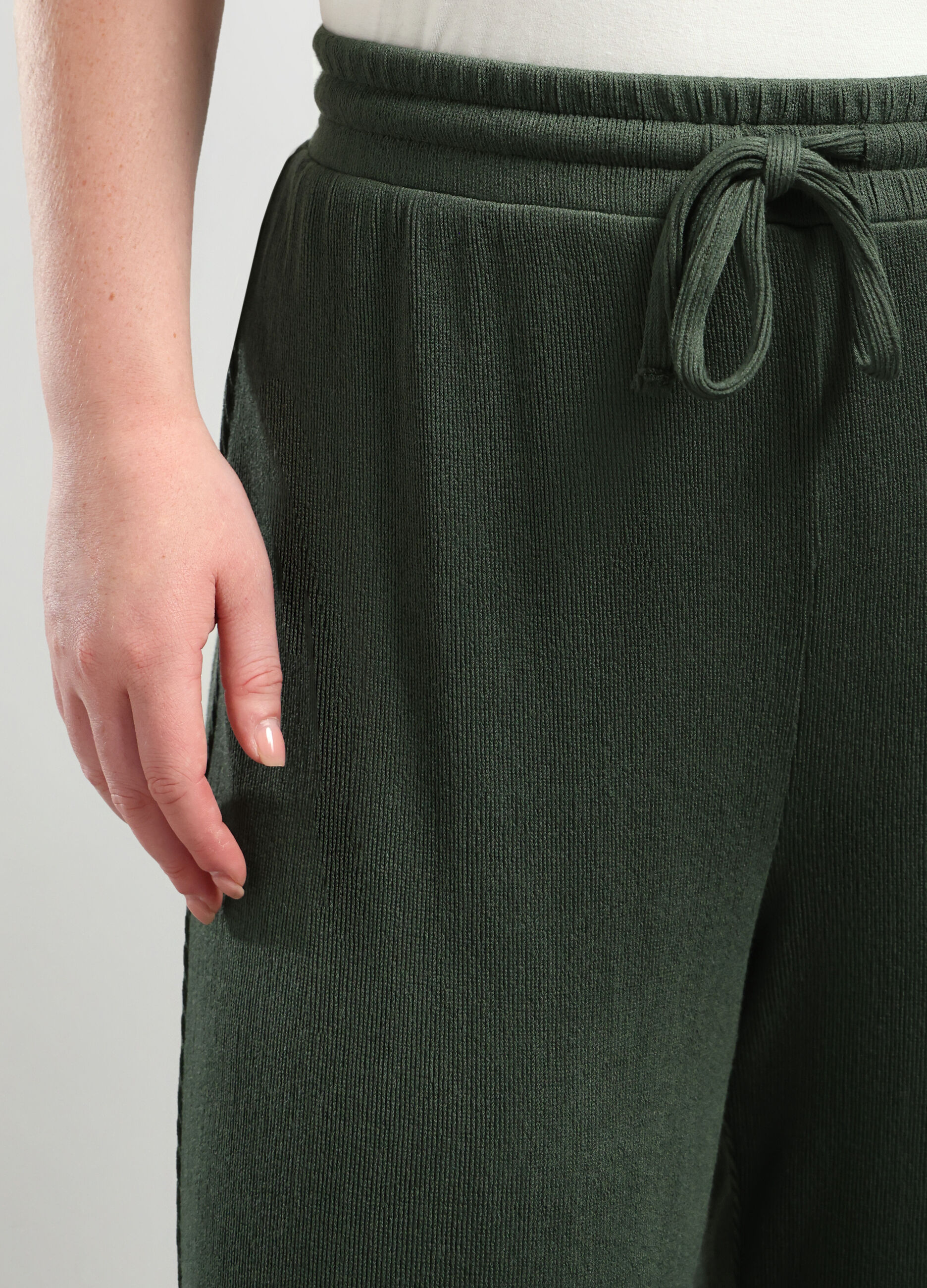 Jogger in costina di misto viscosa donna curvy_2