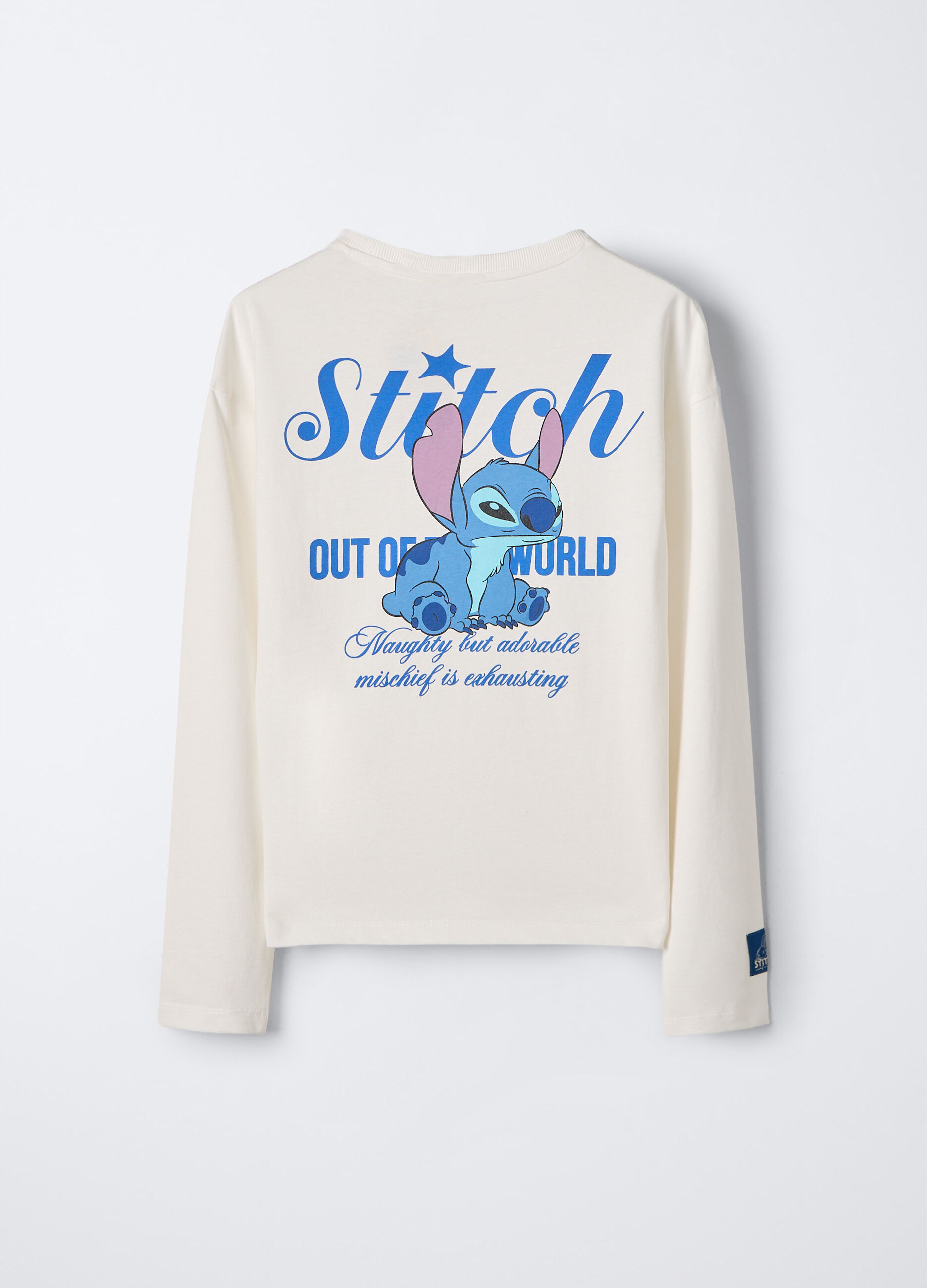 T-shirt Fit Over in jersey di puro cotone ragazza_1