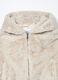 Giacca in eco fur con cappuccio ragazza_2