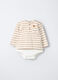 Body in puro cotone con t-shirt neonato_0