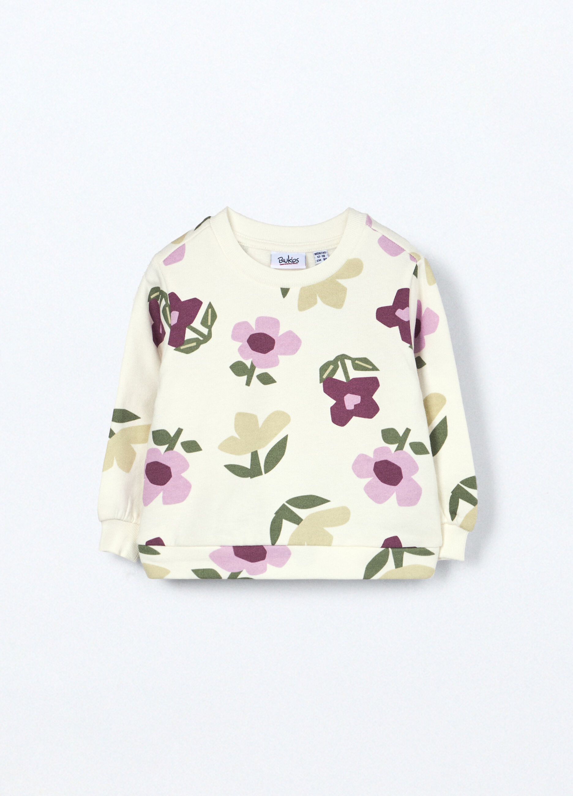 Felpa in puro cotone neonata_0