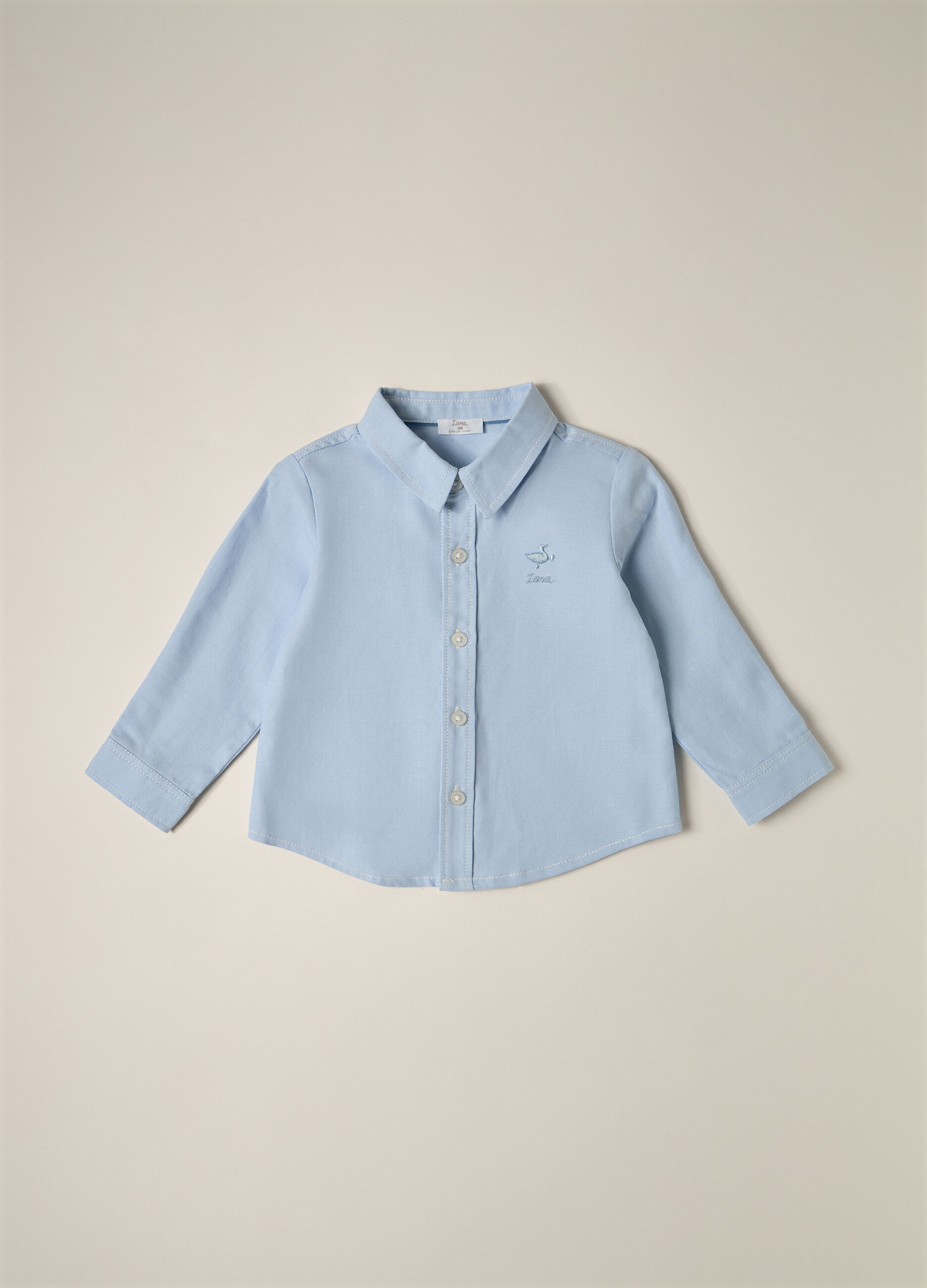 Camicia in puro cotone IANA neonato_0