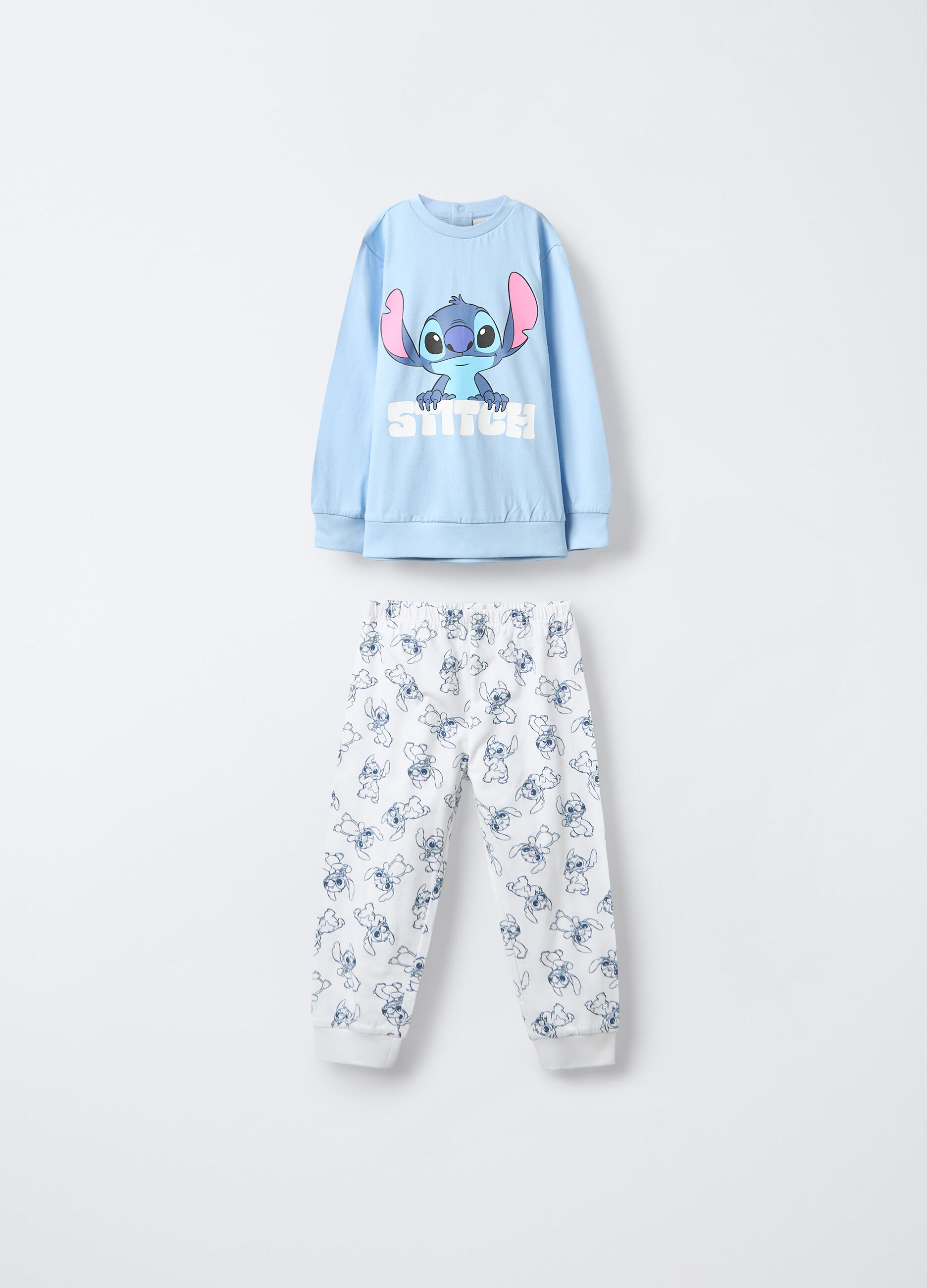 Set pigiama lungo Disney in jersey di puro cotone _0