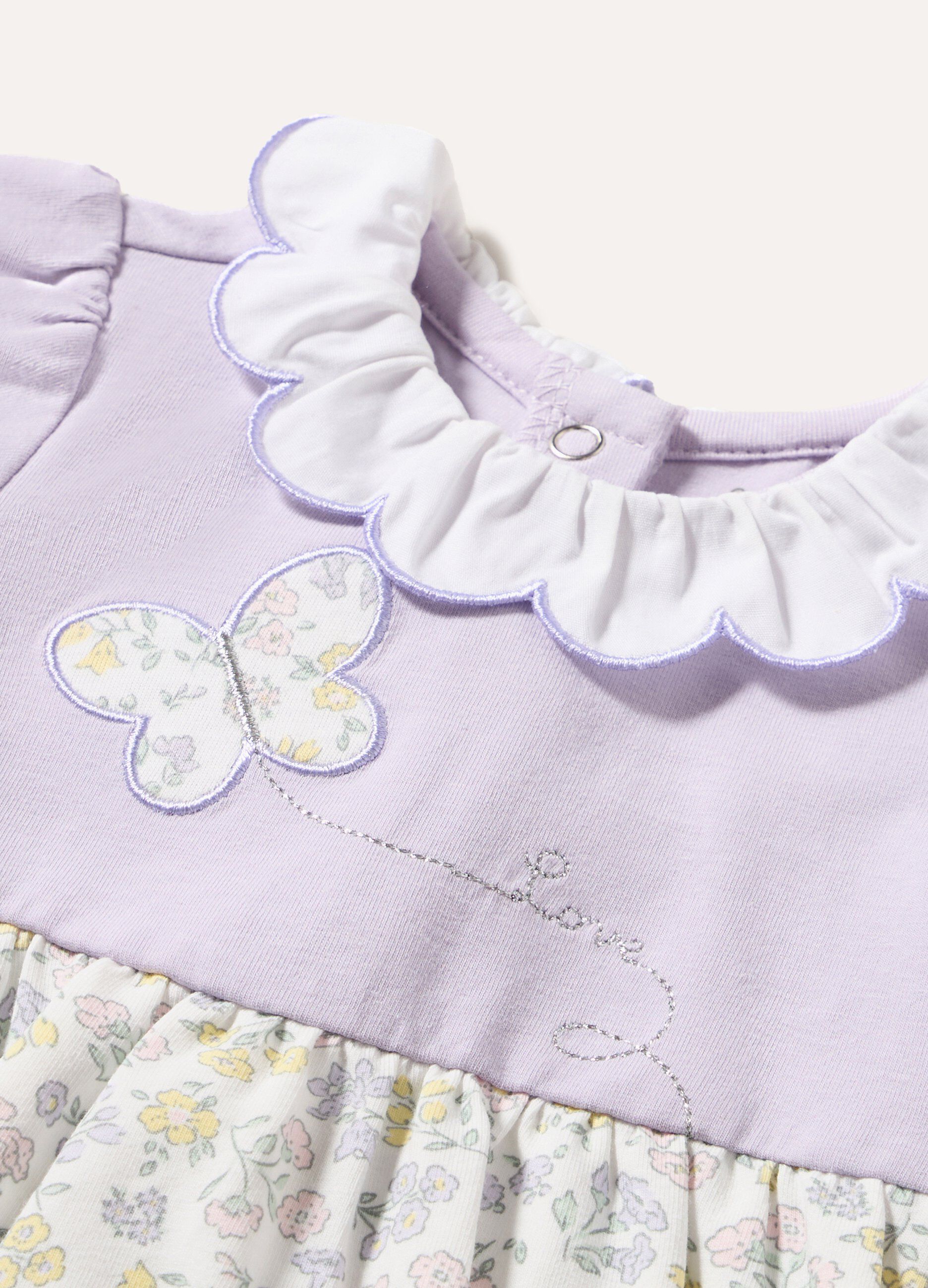 Pagliaccetto in cotone stretch neonata_1