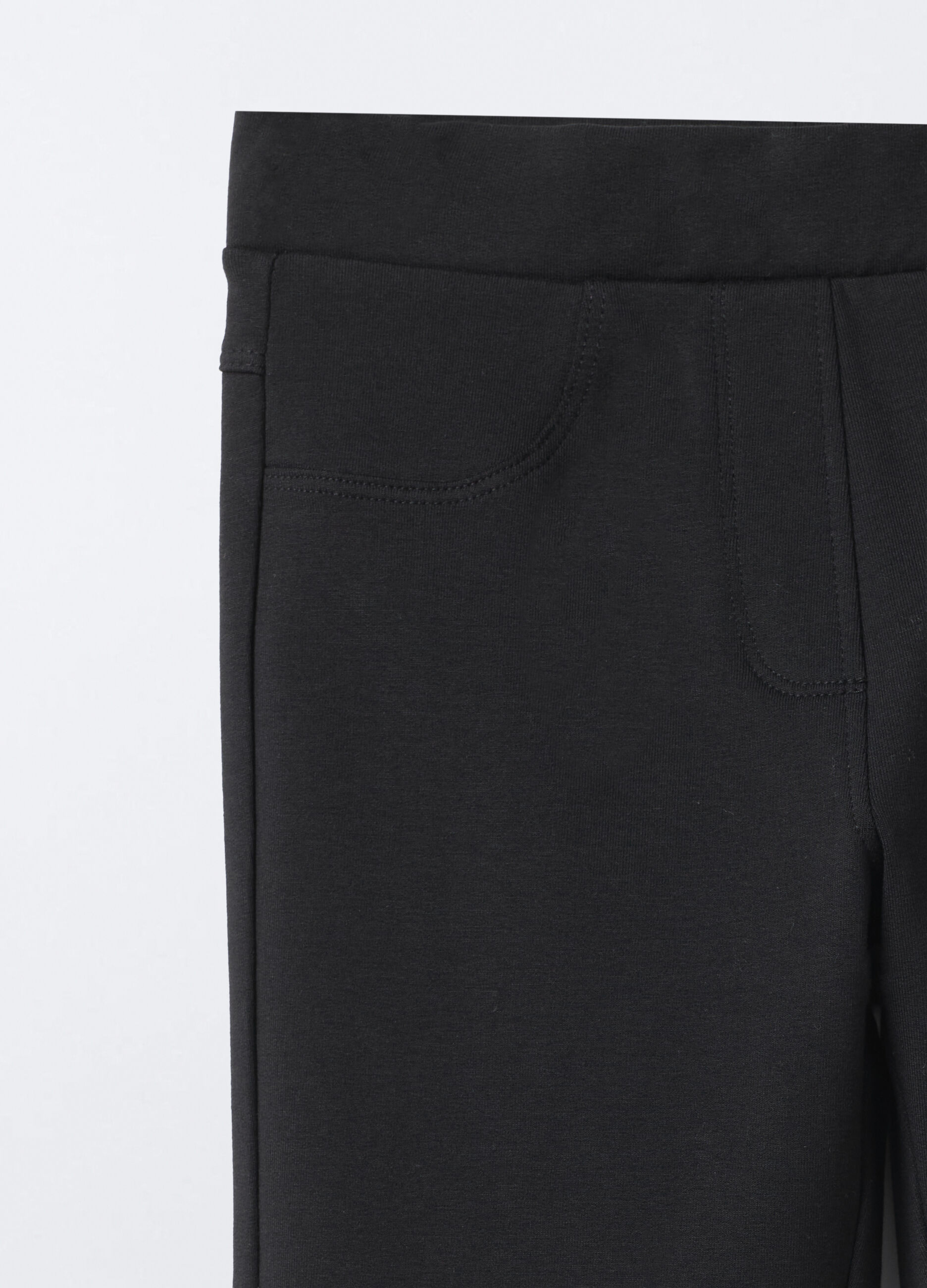 Treggings in cotone garzato stretch Flare Fit ragazza_2