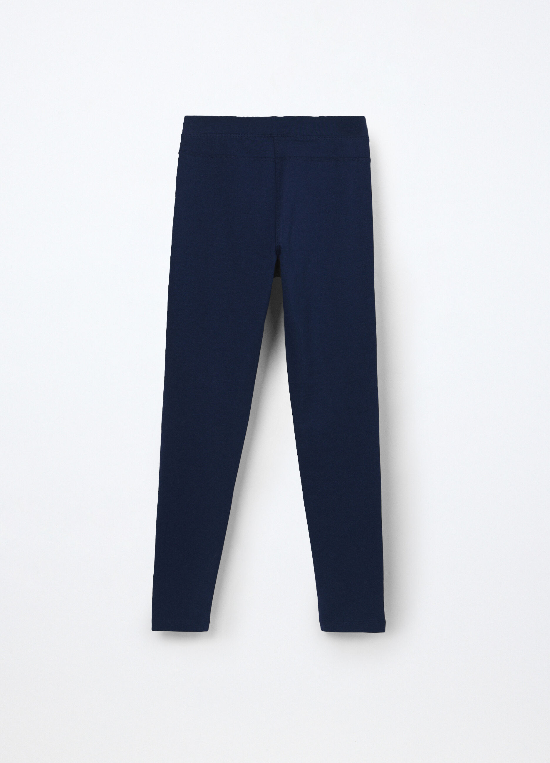 Treggings in french terry di cotone stretch bambina_1