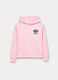 Felpa in french terry di misto cotone ragazza_0