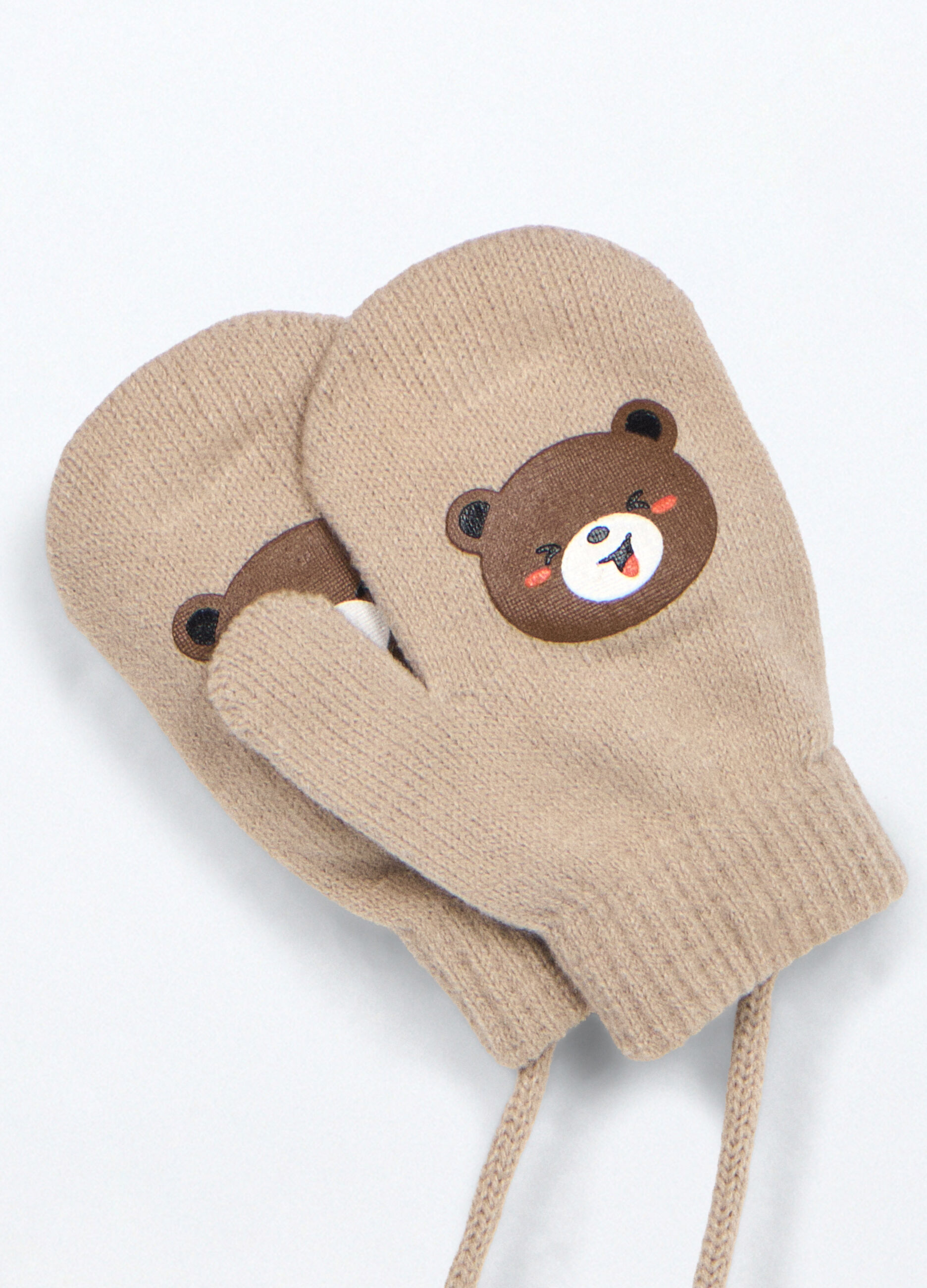 Manopole tricot con stampa neonato_2