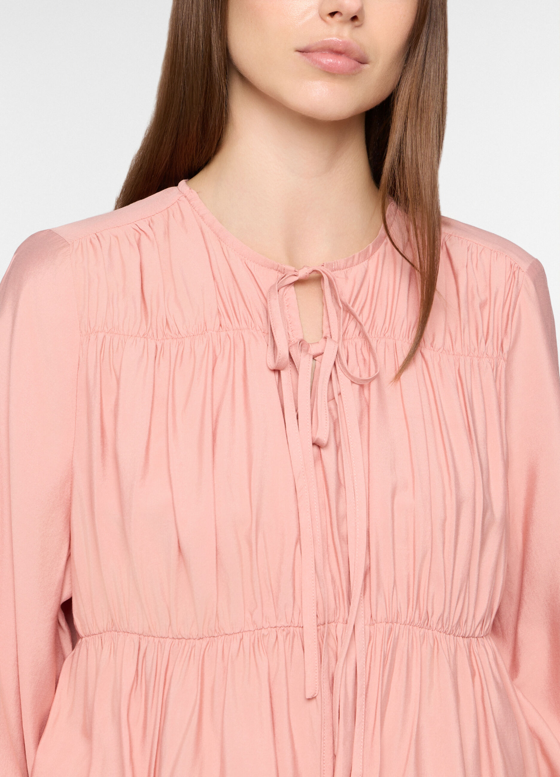 Blusa con scollo a goccia donna_2