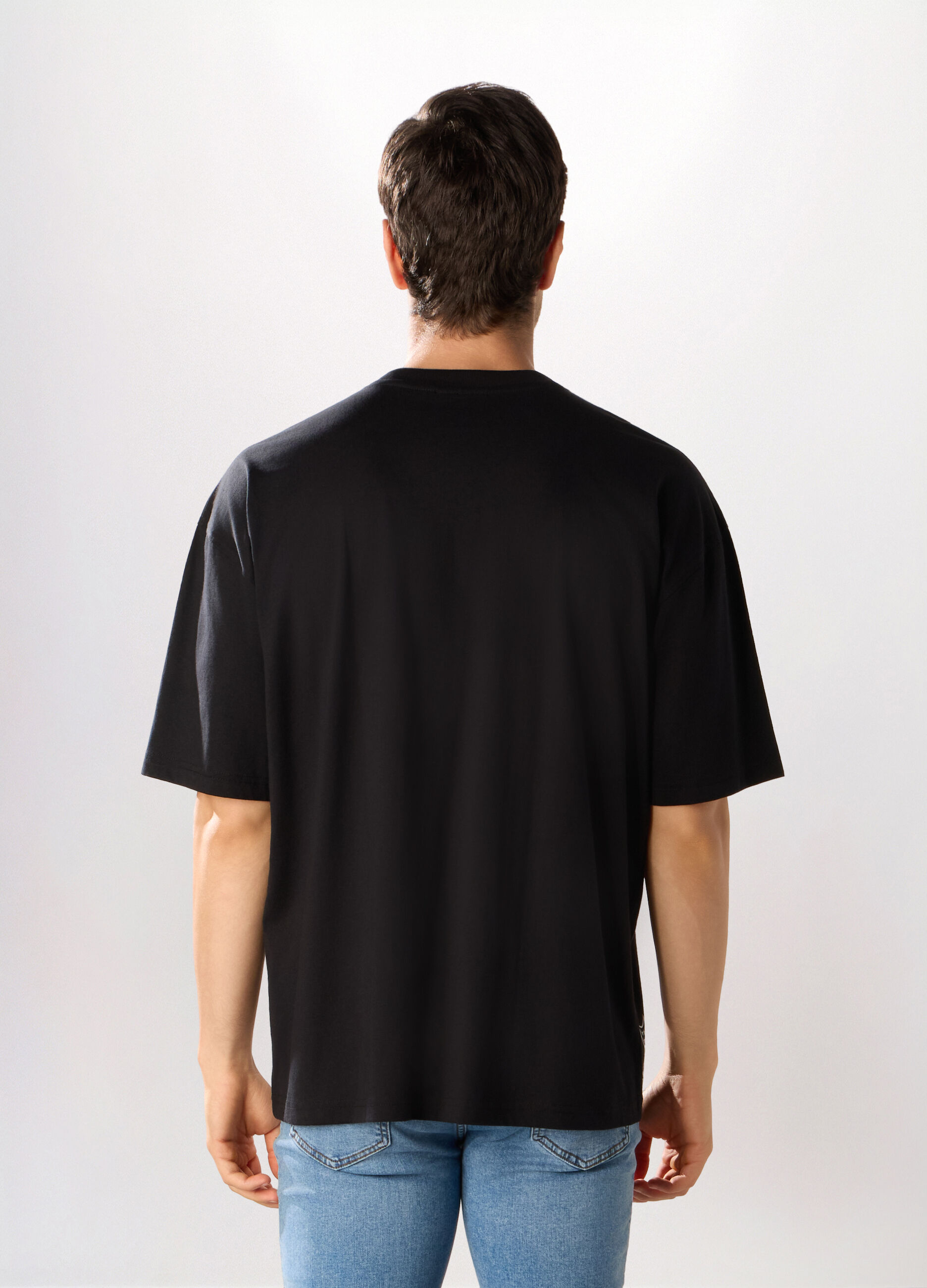 T-shirt collo a V Las Vegas Raiders NFL uomo_1