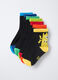 Pack 7 calze corte misto cotone bambino_0