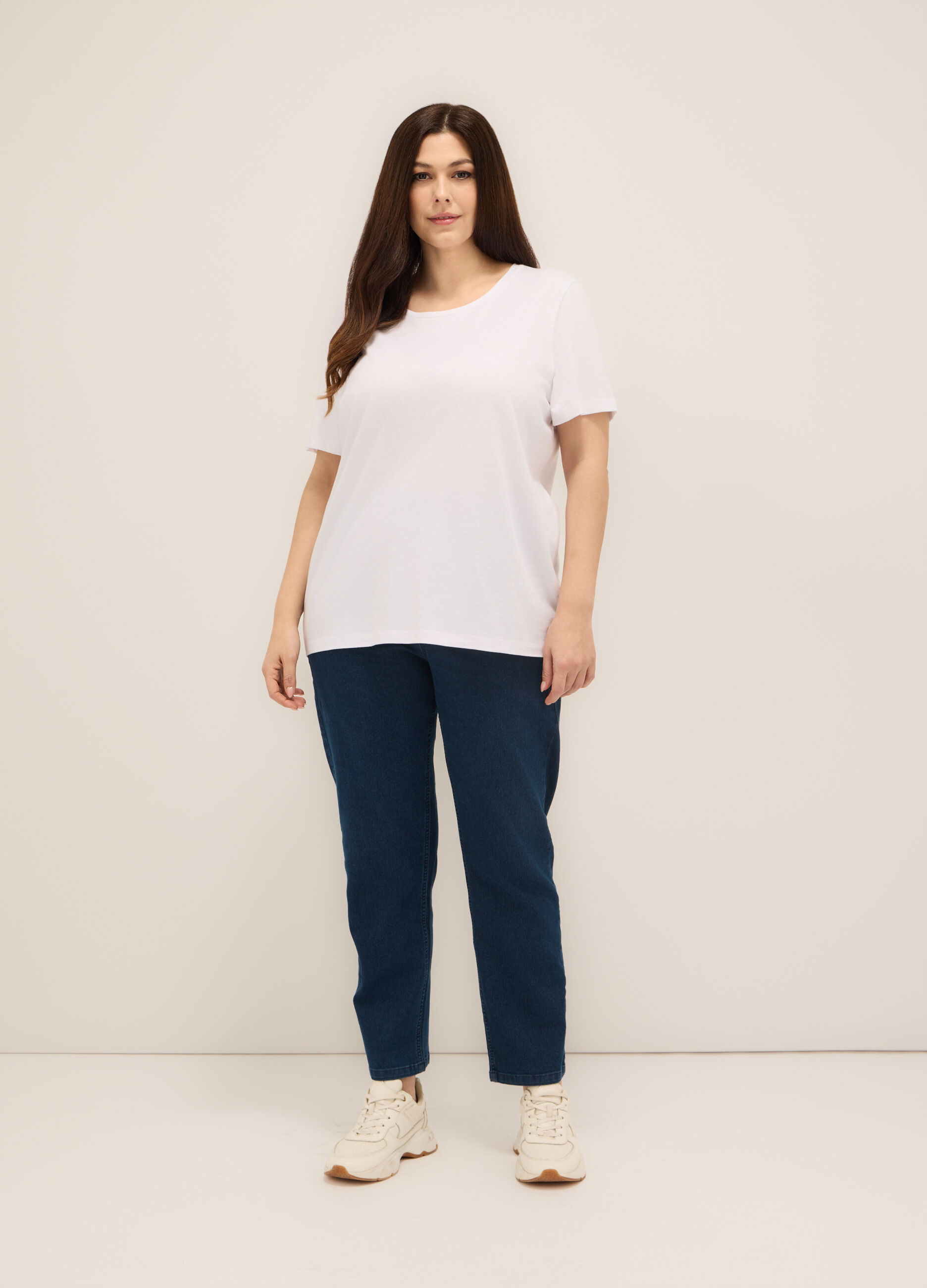Jeggings in stretch denim donna curvy_0