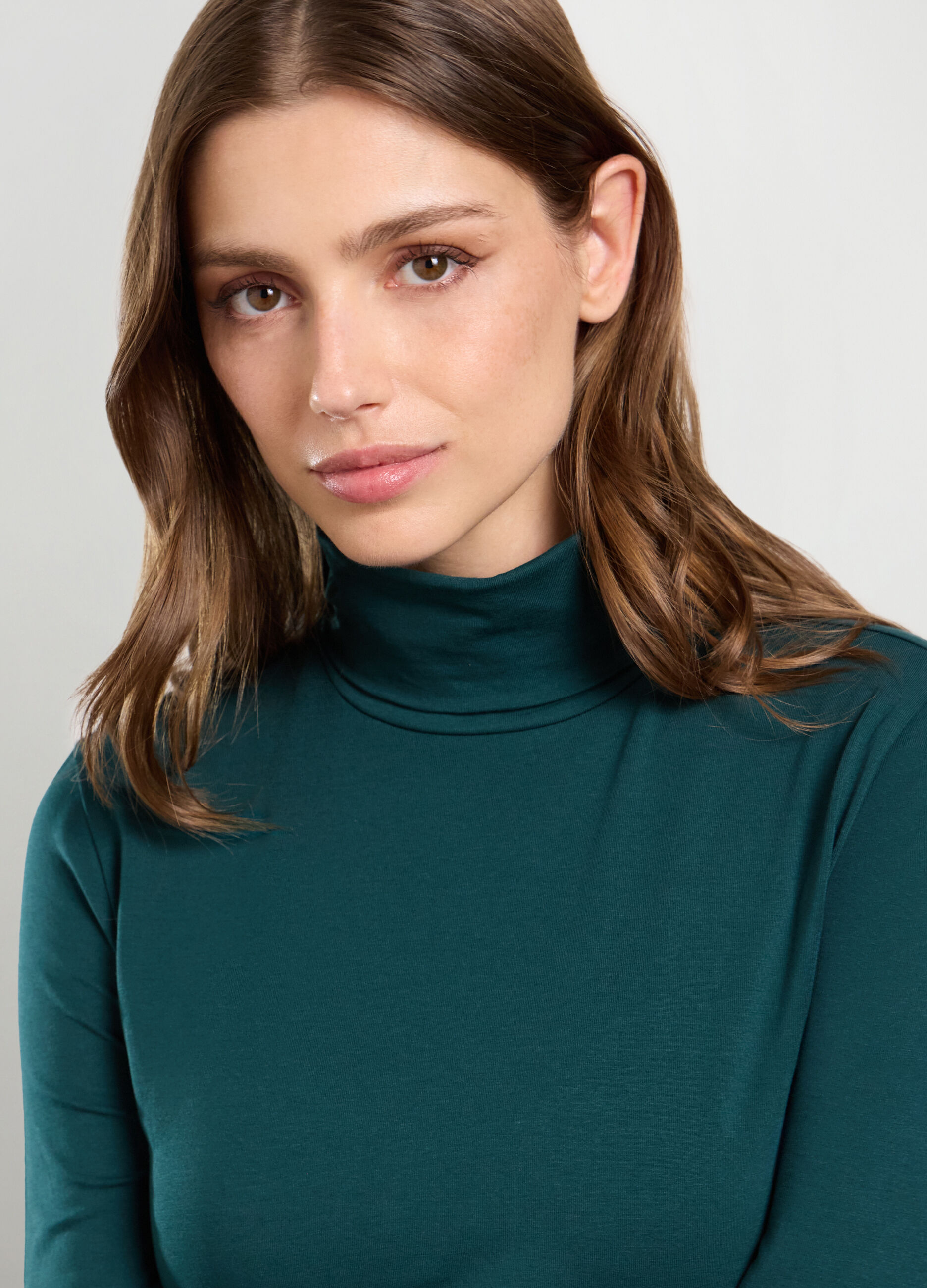 Lupetto in cotone stretch donna_2