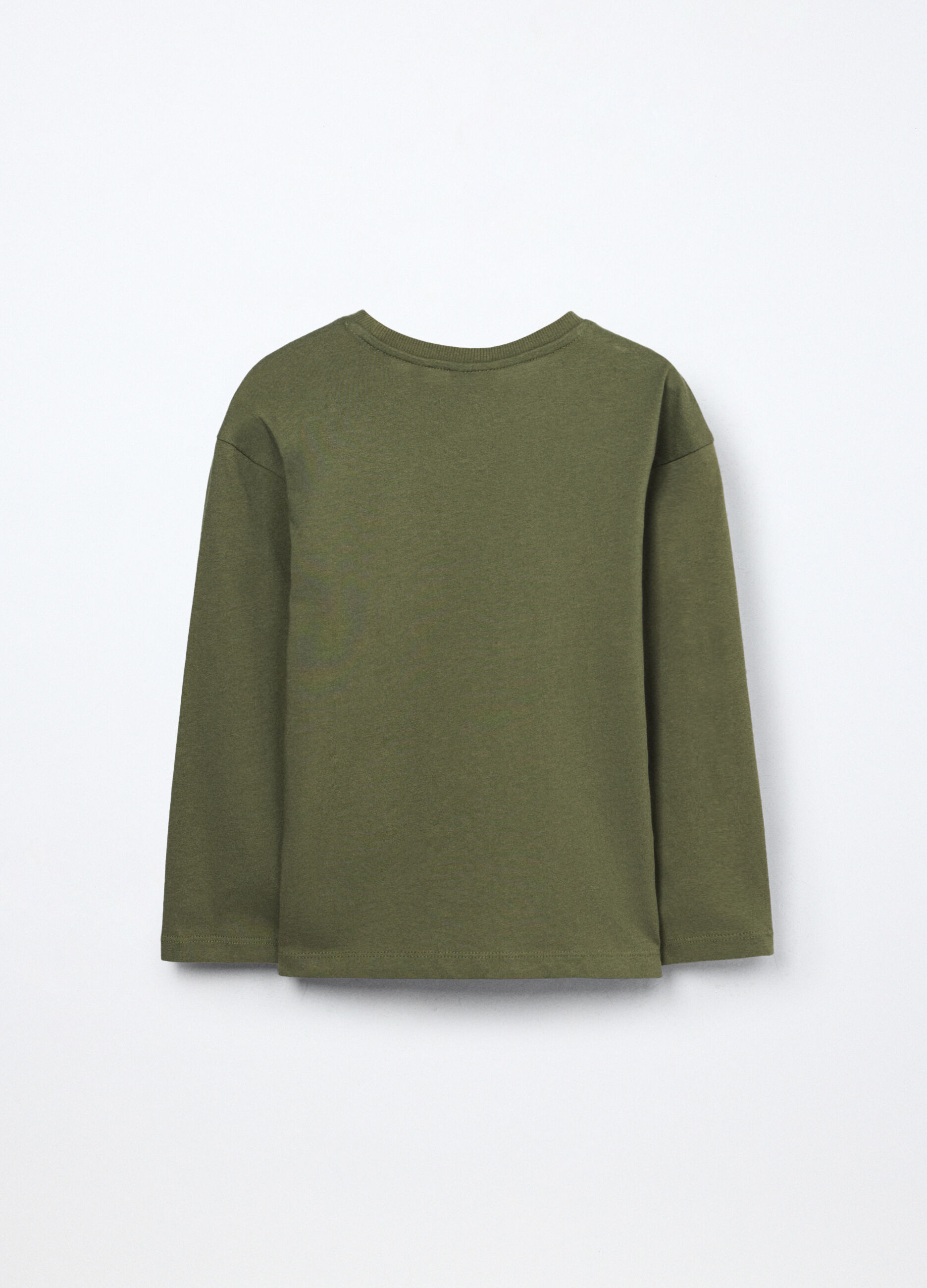T-shirt a maniche lunghe in puro cotone jersey bambino_1