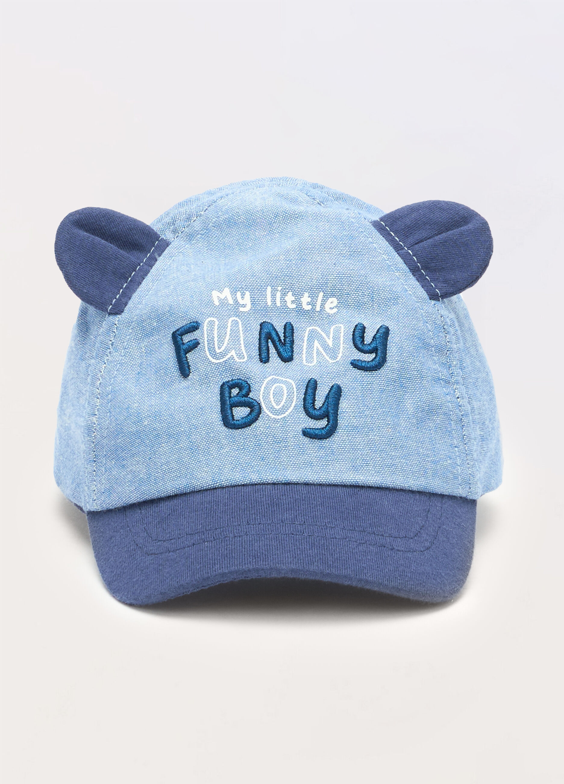Cappello da baseball in puro cotone neonato_0