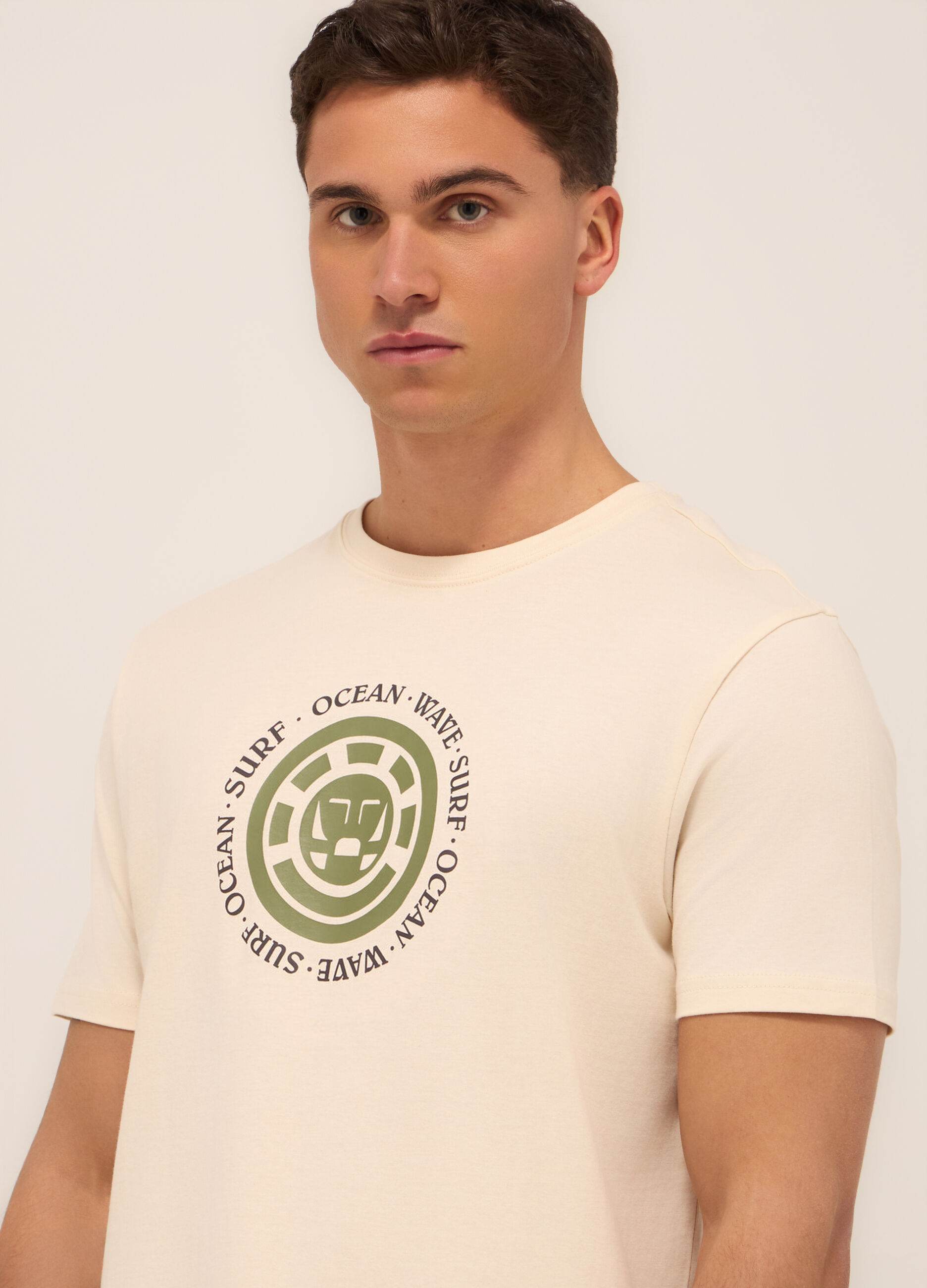 T-shirt in jersey di cotone con stampa uomo_2