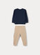 Jogging set in french terry di puro cotone bimbo_1
