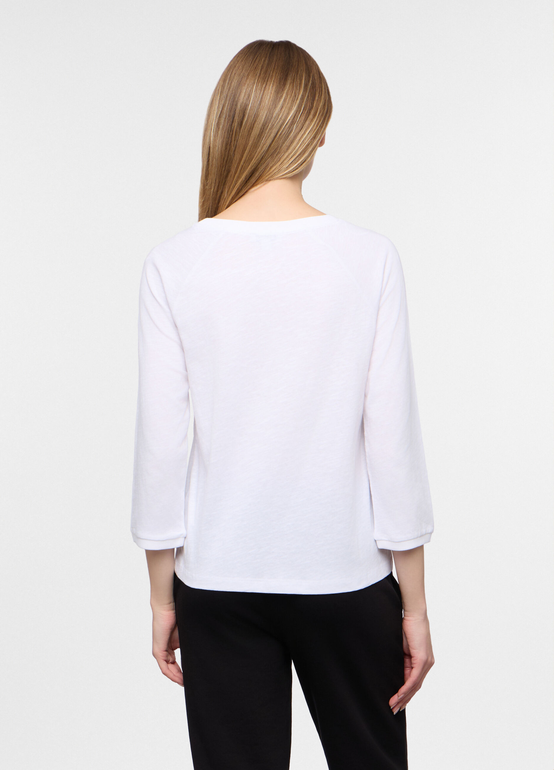 T-shirt girocollo donna_1