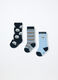 Pack 3 calze lunghe in misto cotone neonato_1