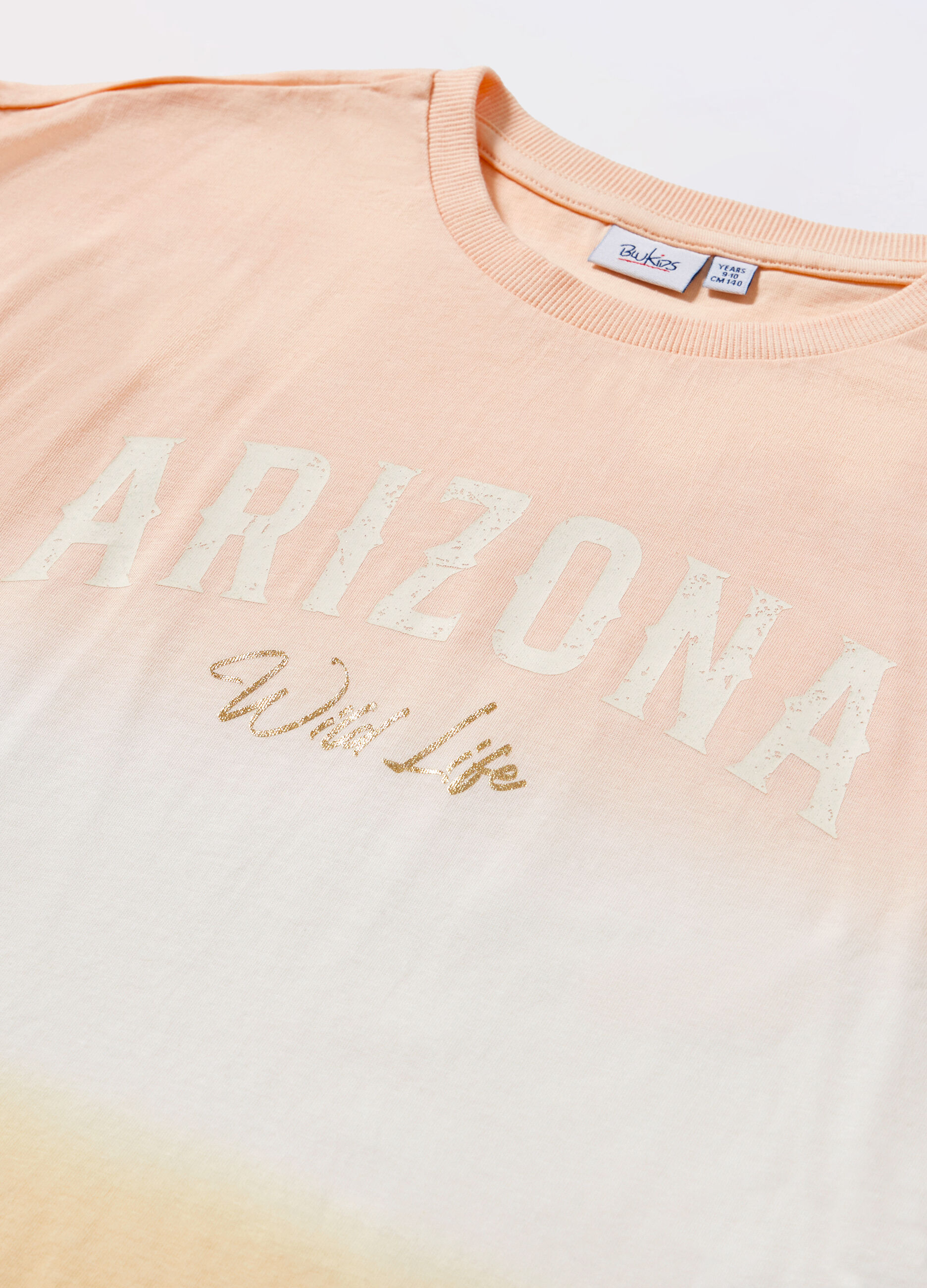 T-shirt in jersey di puro cotone ragazza_1