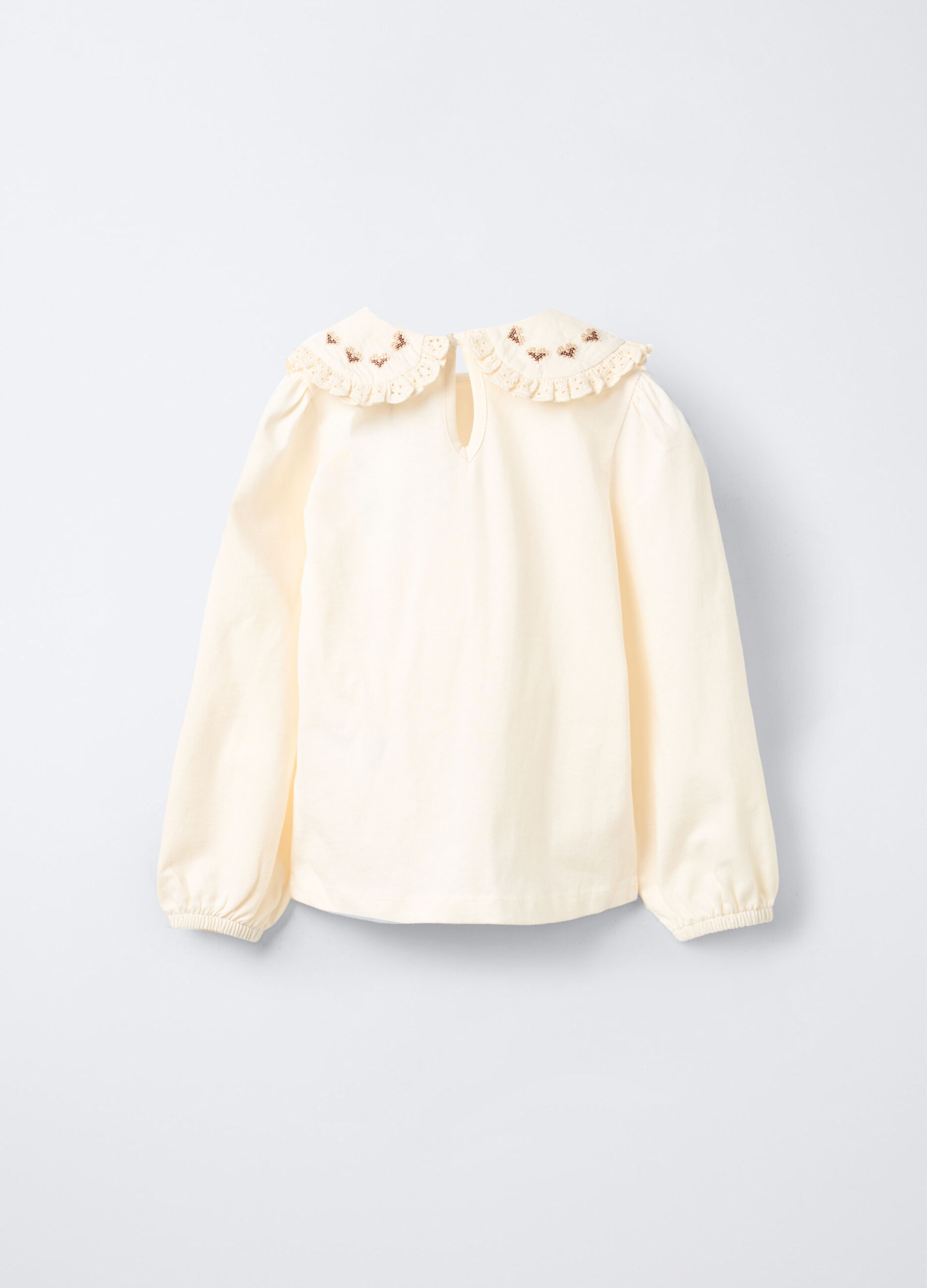 T-shirt in jersey di puro cotone bambina_1