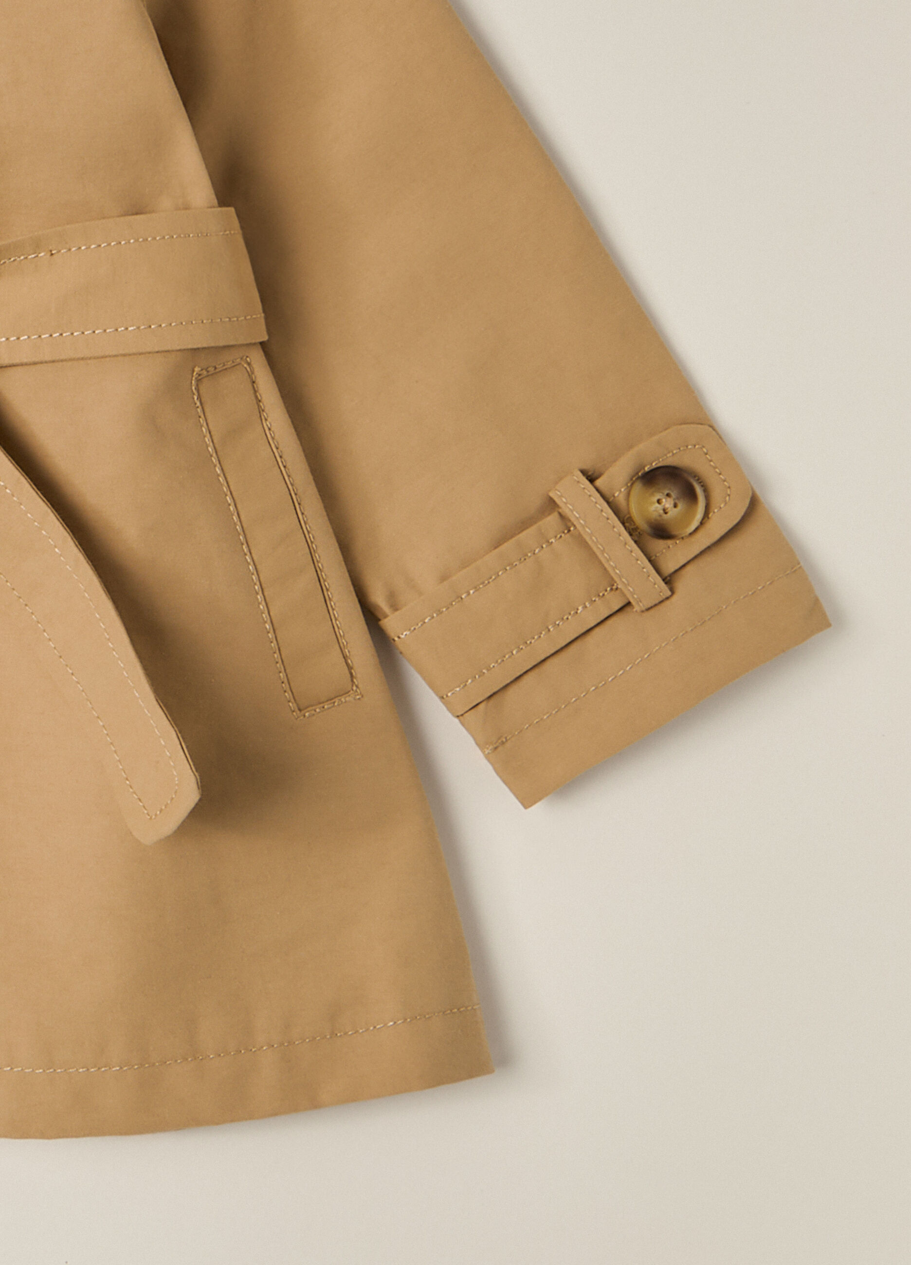 Trench in misto cotone IANA neonata_1