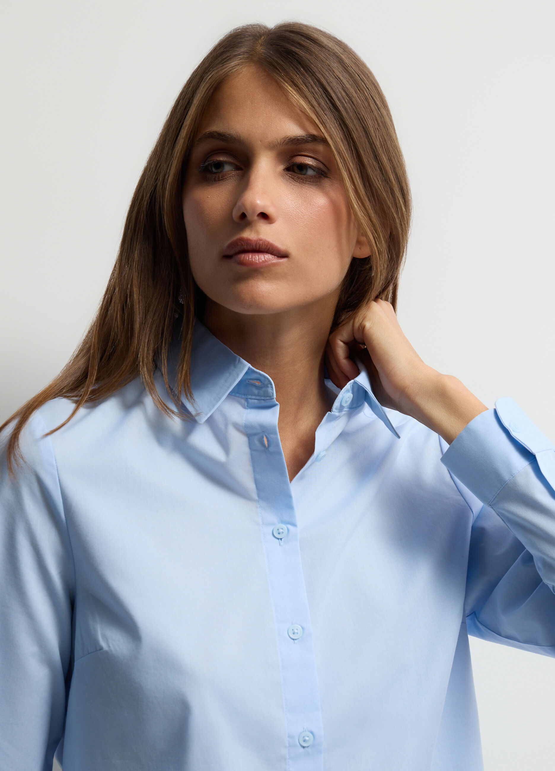 Camicia misto cotone donna_2