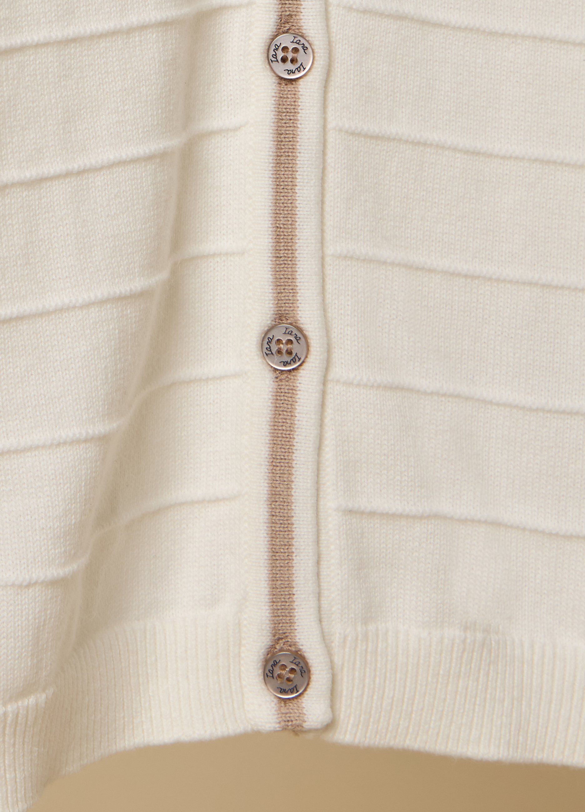 Cardigan IANA tricot in puro cotone neonato_1