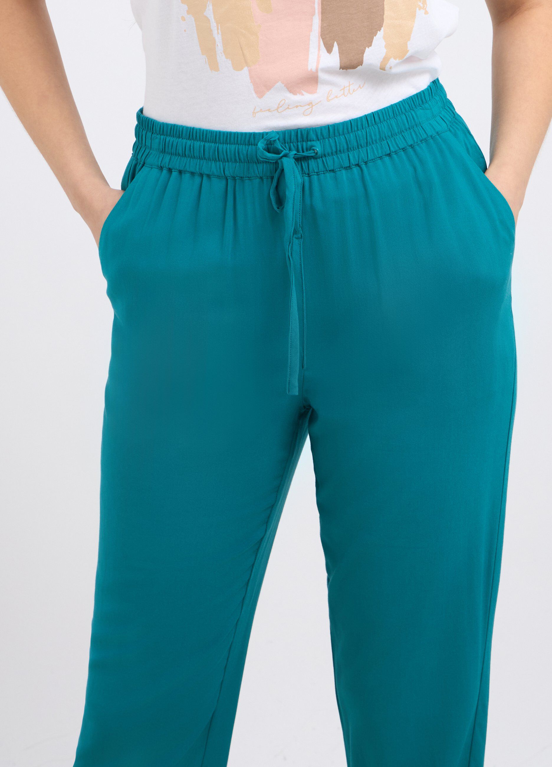 Pantaloni in pura viscosa donna_2