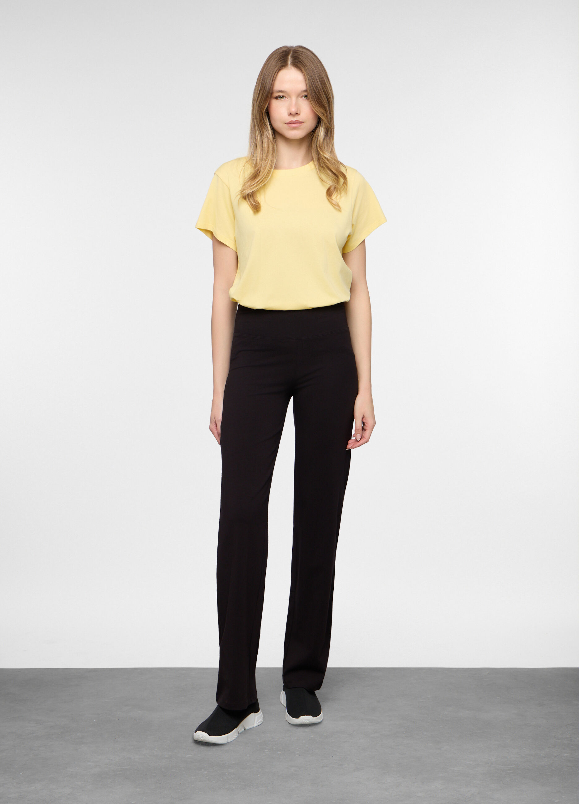 Leggings stretch straight fit Holistic donna_0