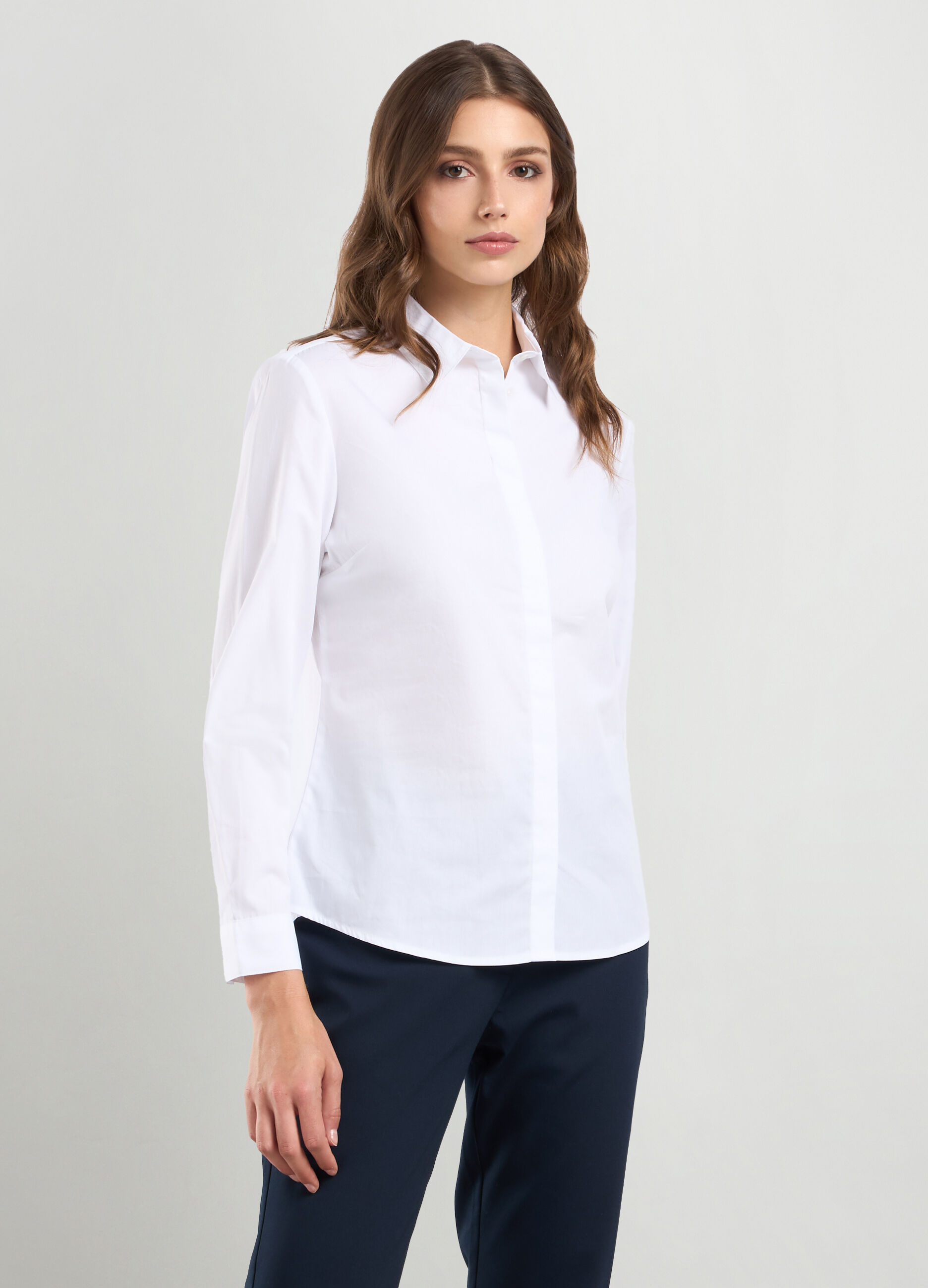Camicia in puro cotone donna_0