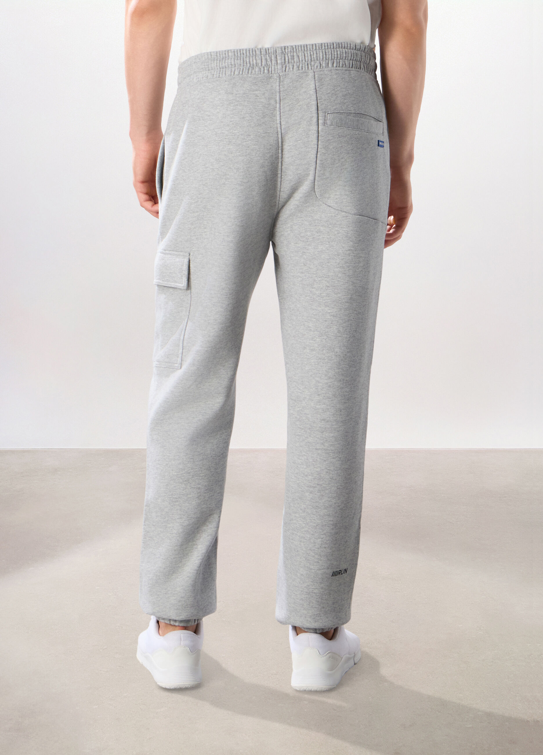 Jogger sportivi in misto cotone uomo_1