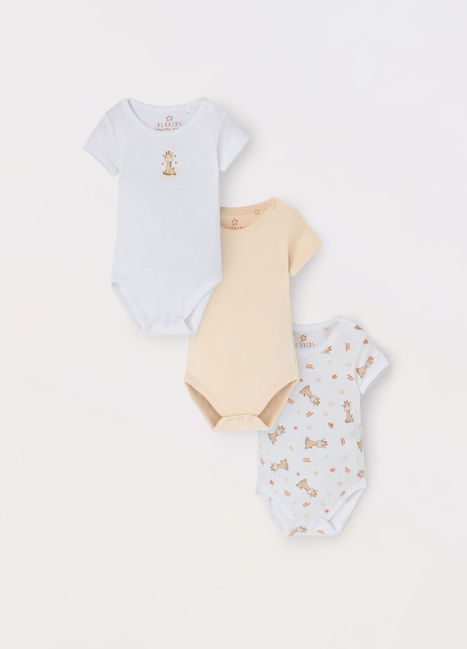Pack 3 body in puro cotone organico neonato_0