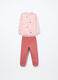 Set pigiama lungo in interlock di puro cotone _0