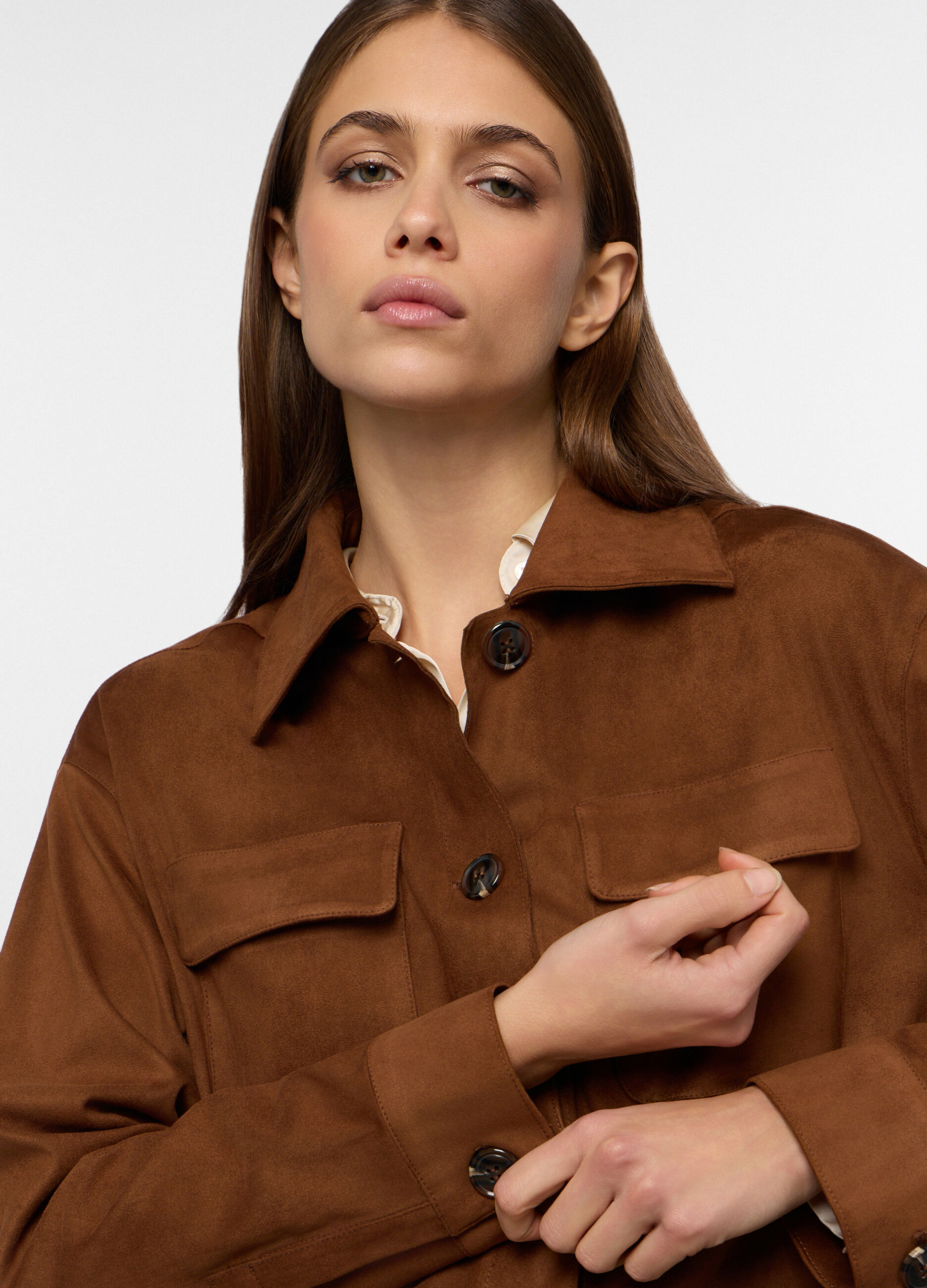 Giacca scamosciata donna_2