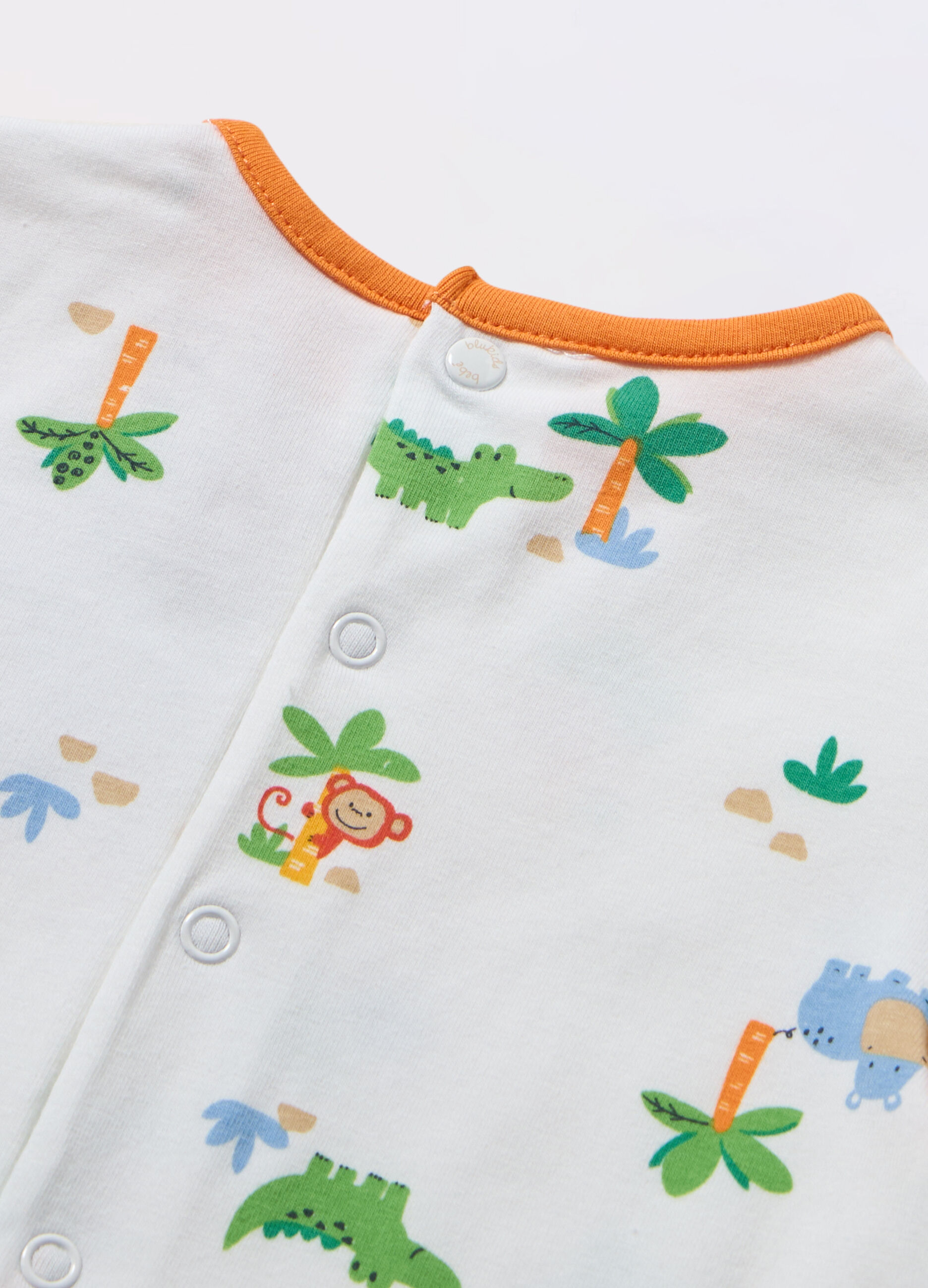 Tutina in jersey di cotone stretch neonato_1