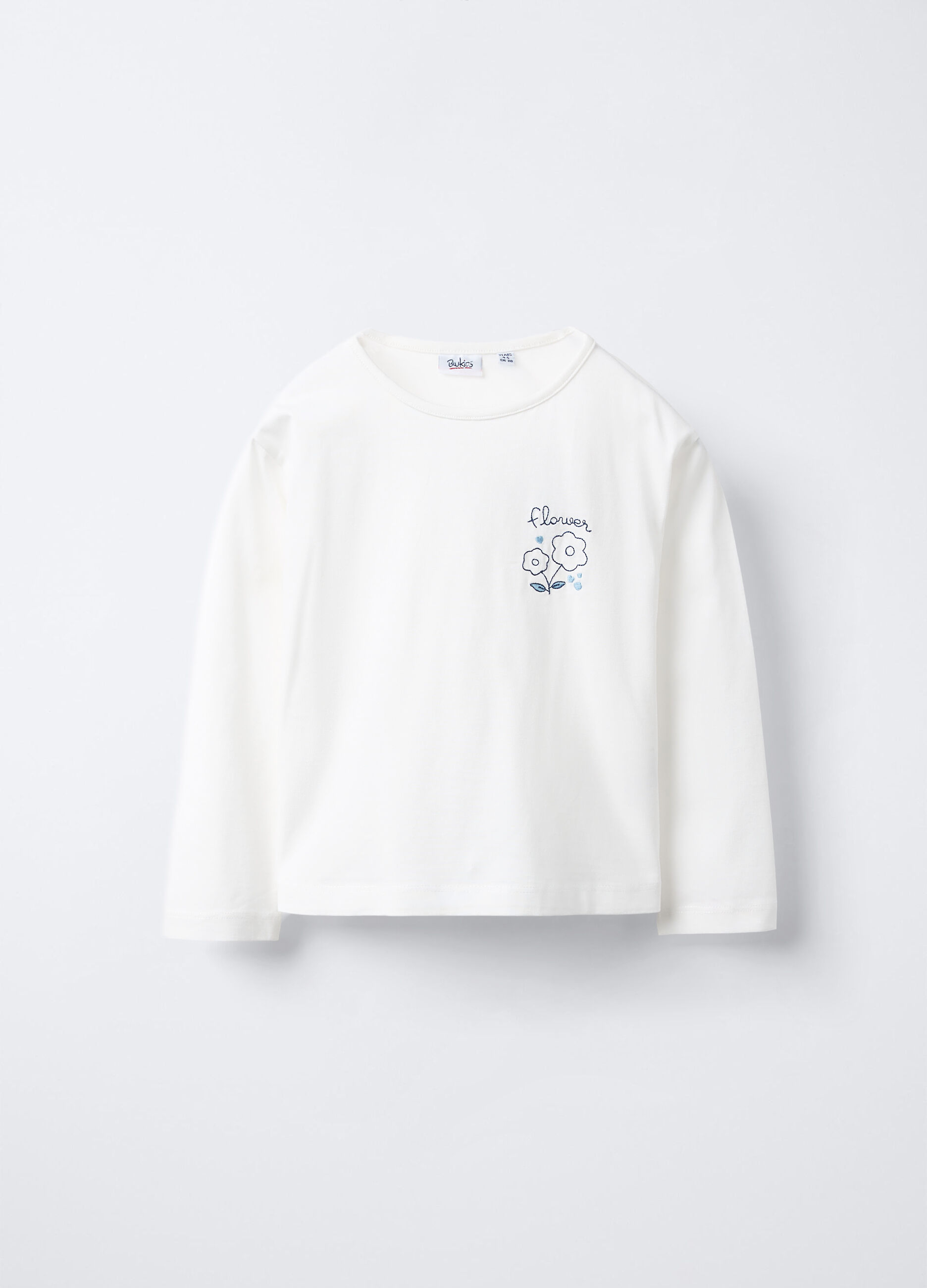 T-shirt in jersey di puro cotone Box Fit bambina_0