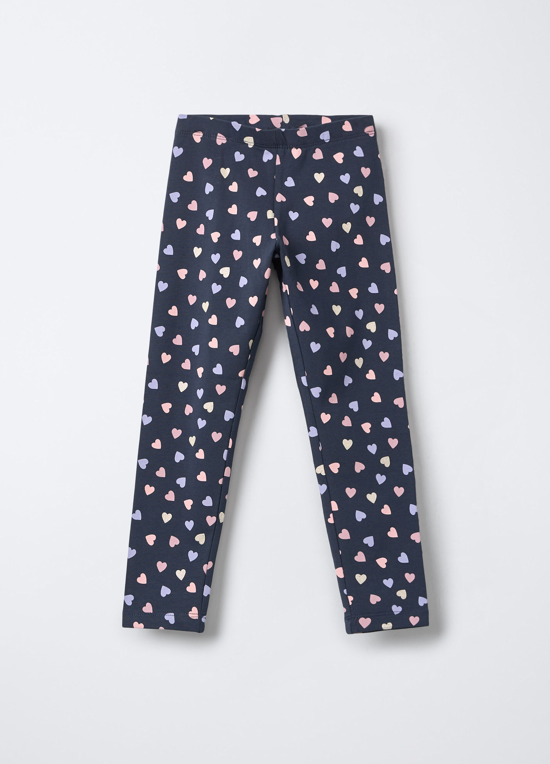 Leggings in jersey di cotone stretch Fit Slim bambina_0