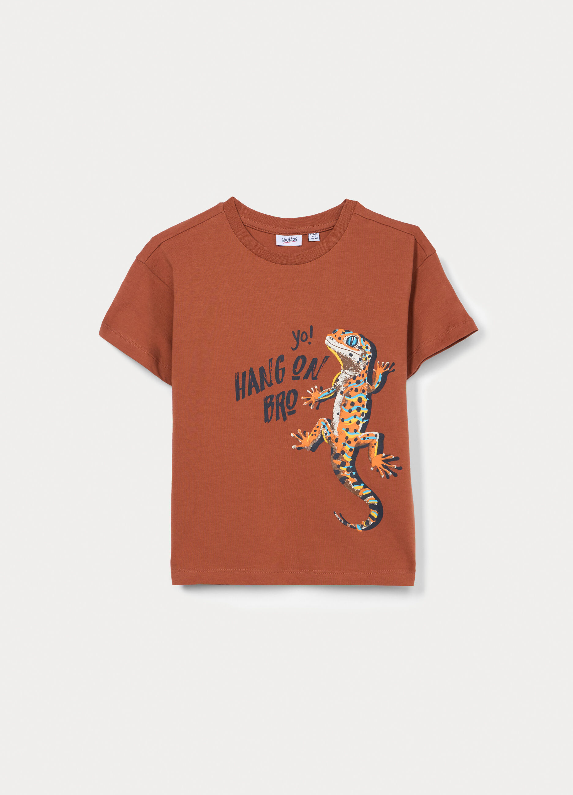 T-shirt girocollo in jersey bambino_0