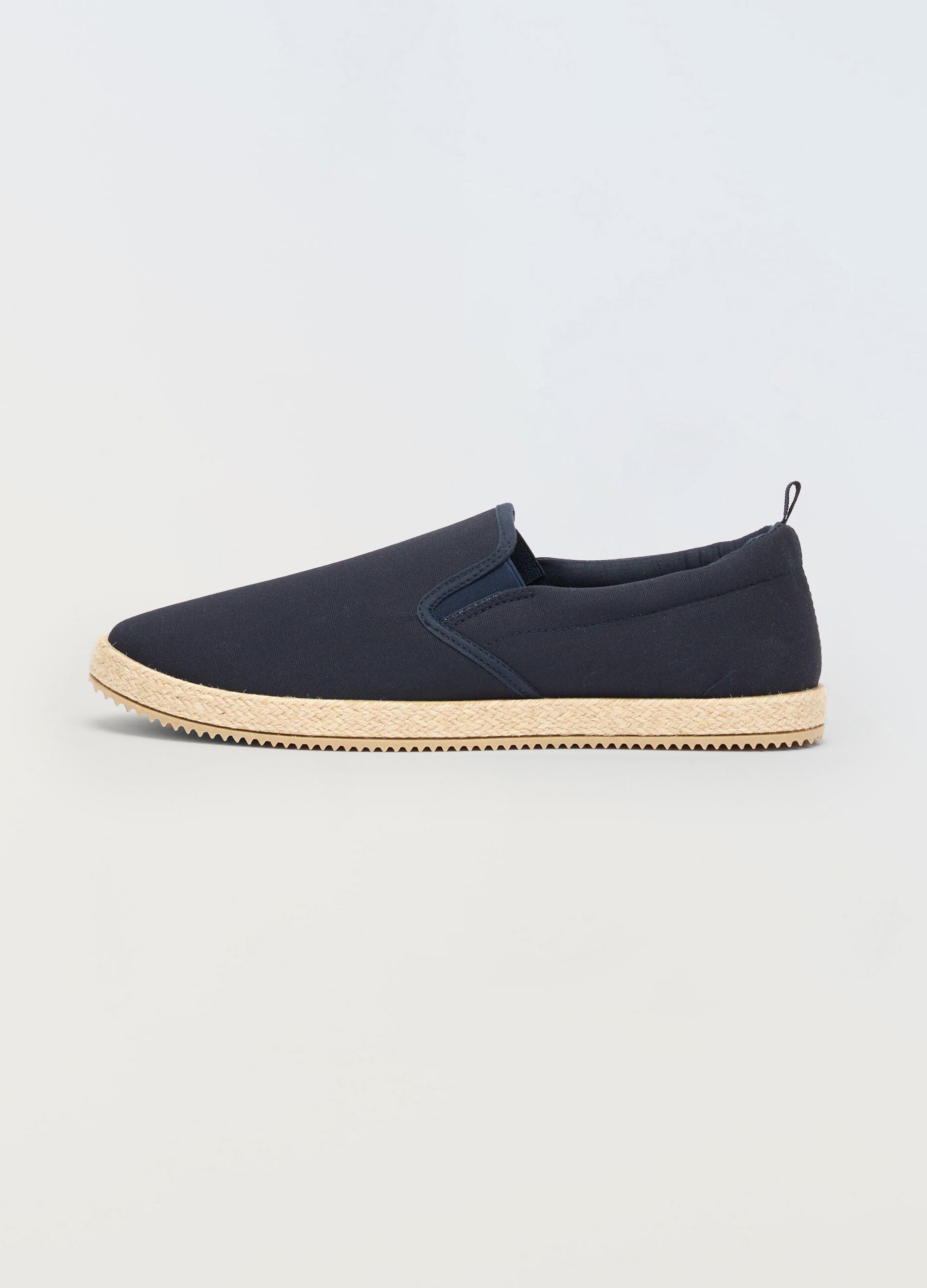 Sneaker slip-on con suola in corda uomo_0