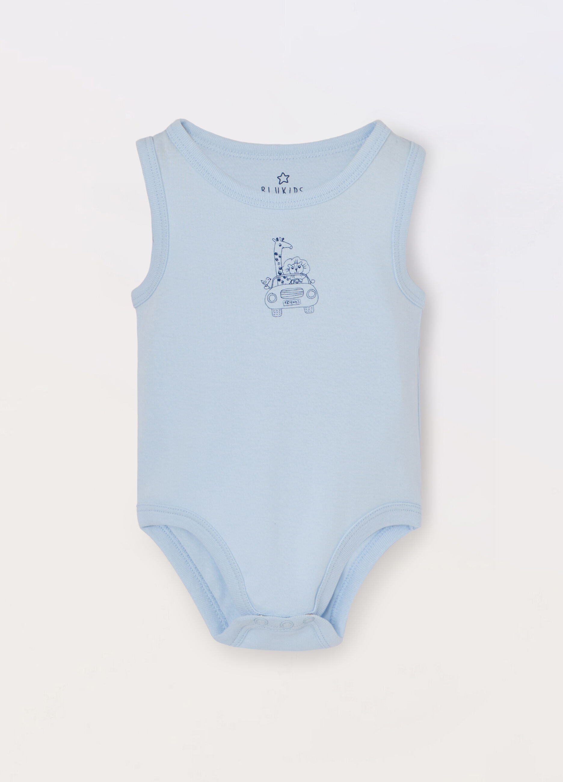Body in puro cotone neonato