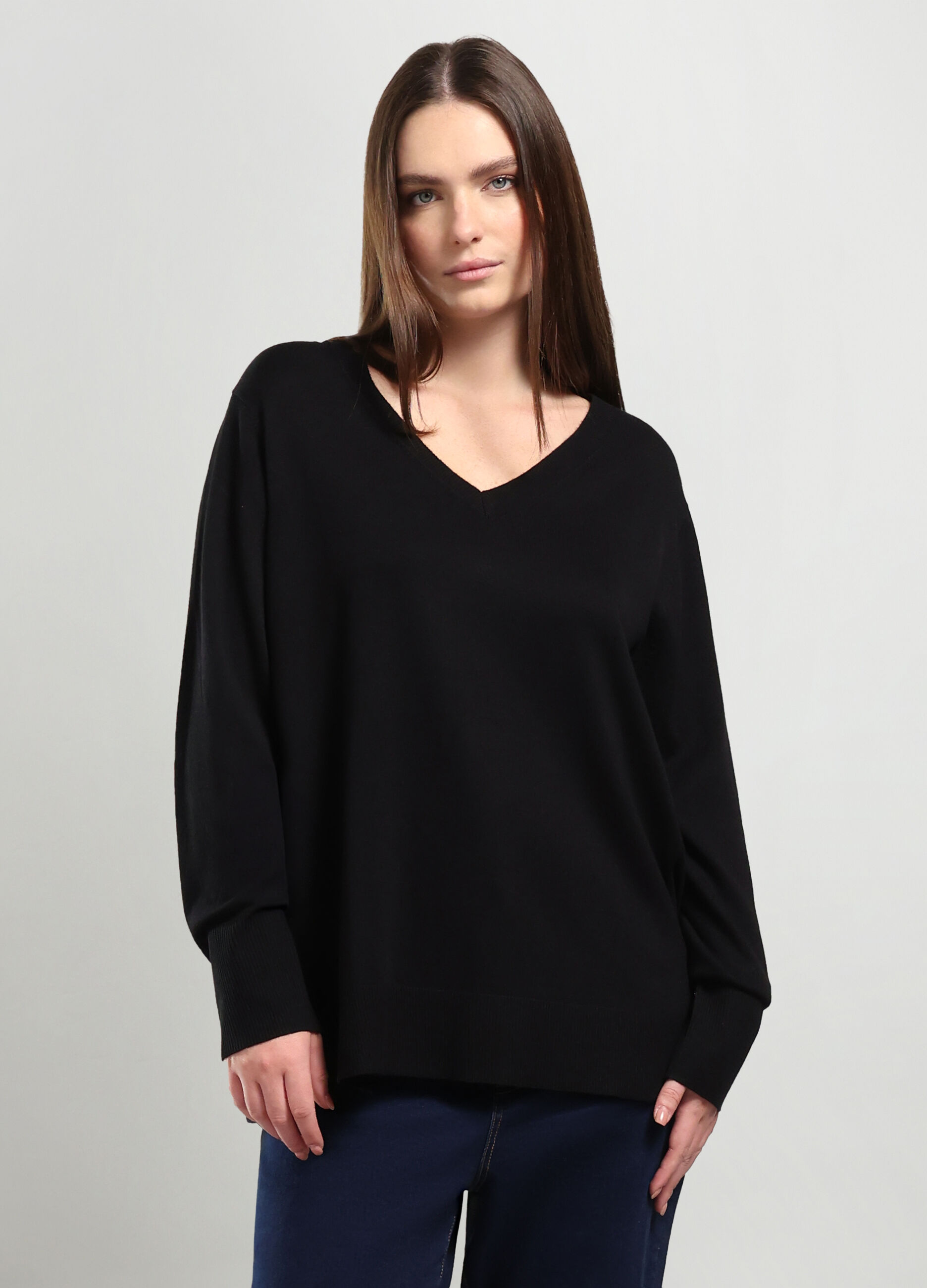 Tricot misto viscosa donna curvy_0