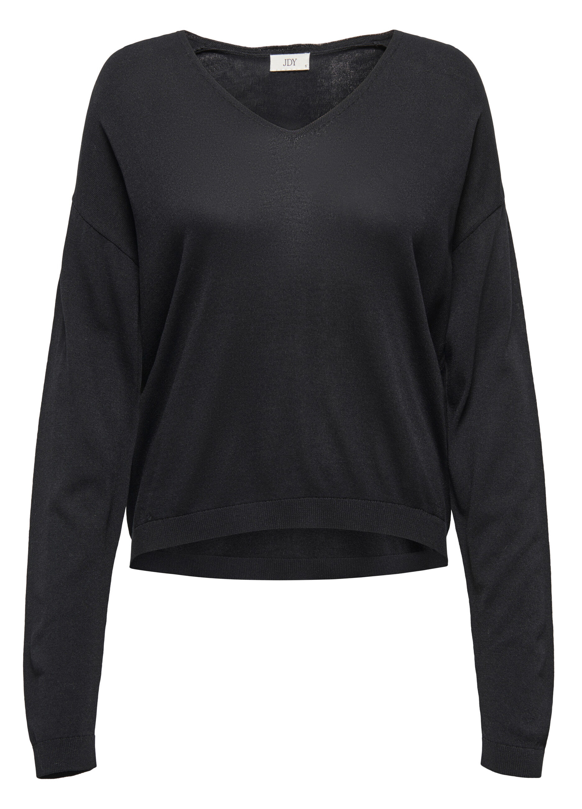 Pullover in maglia con scollo a V_0