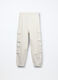 Jogger cargo in french terry di puro cotone ragazza_1