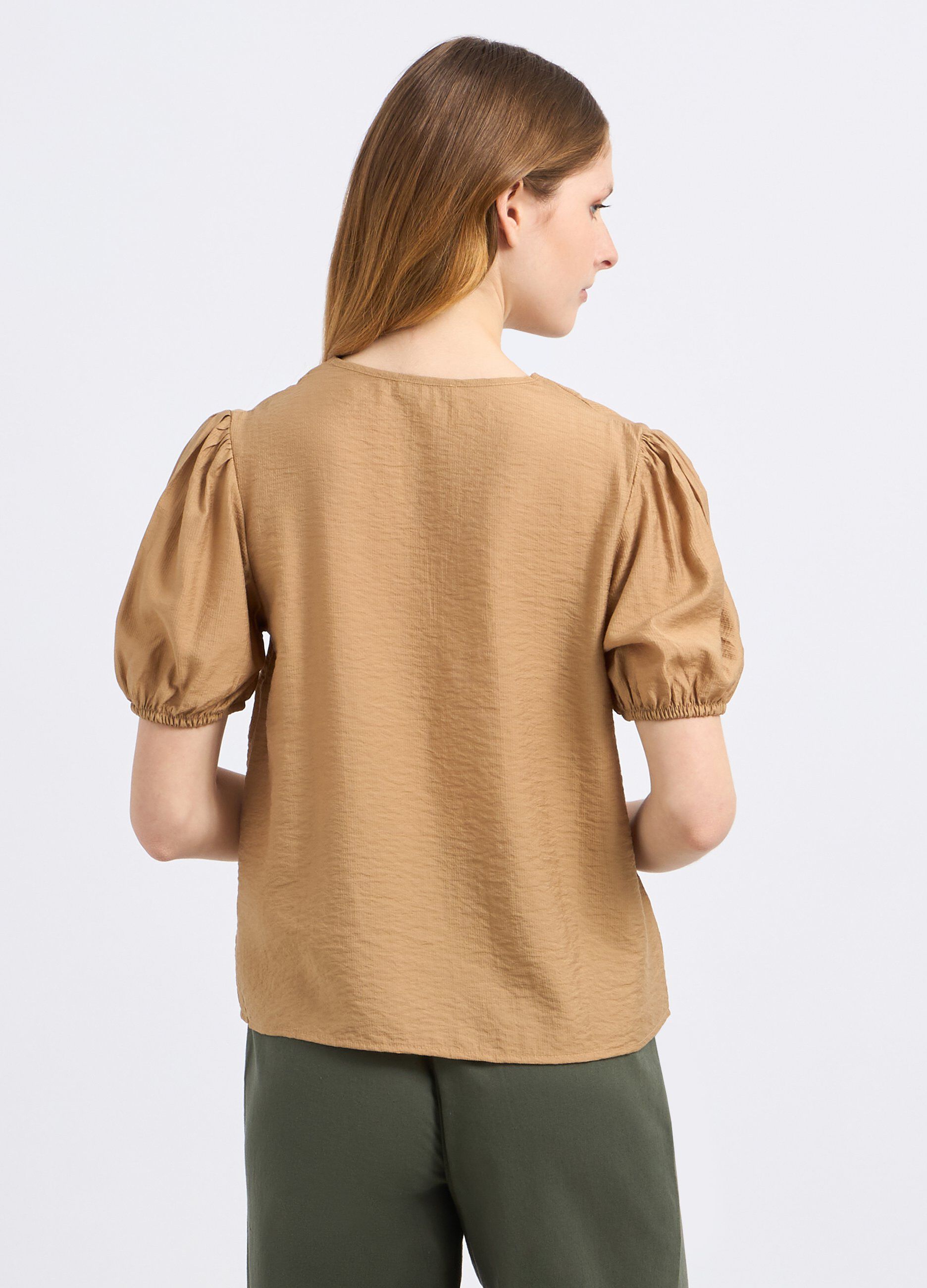 Blusa in costina di misto viscosa donna_1