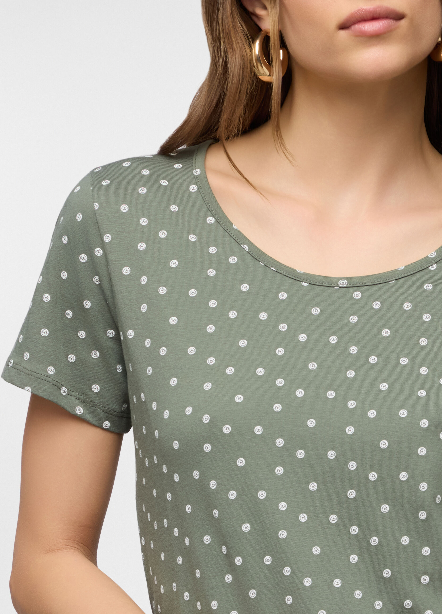 T-shirt girocollo donna_2