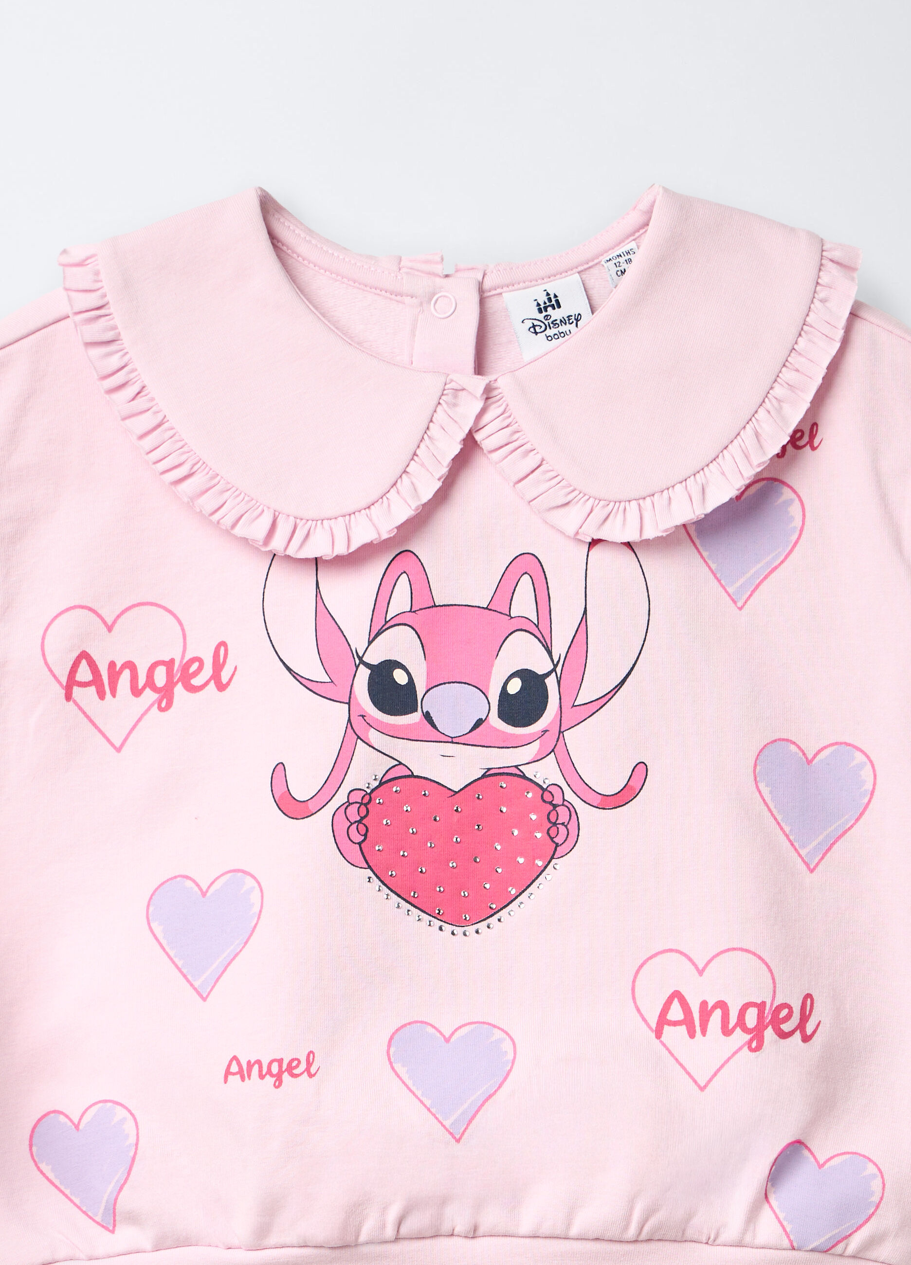 Jogging set Disney in cotone garzato stretch bimba_2
