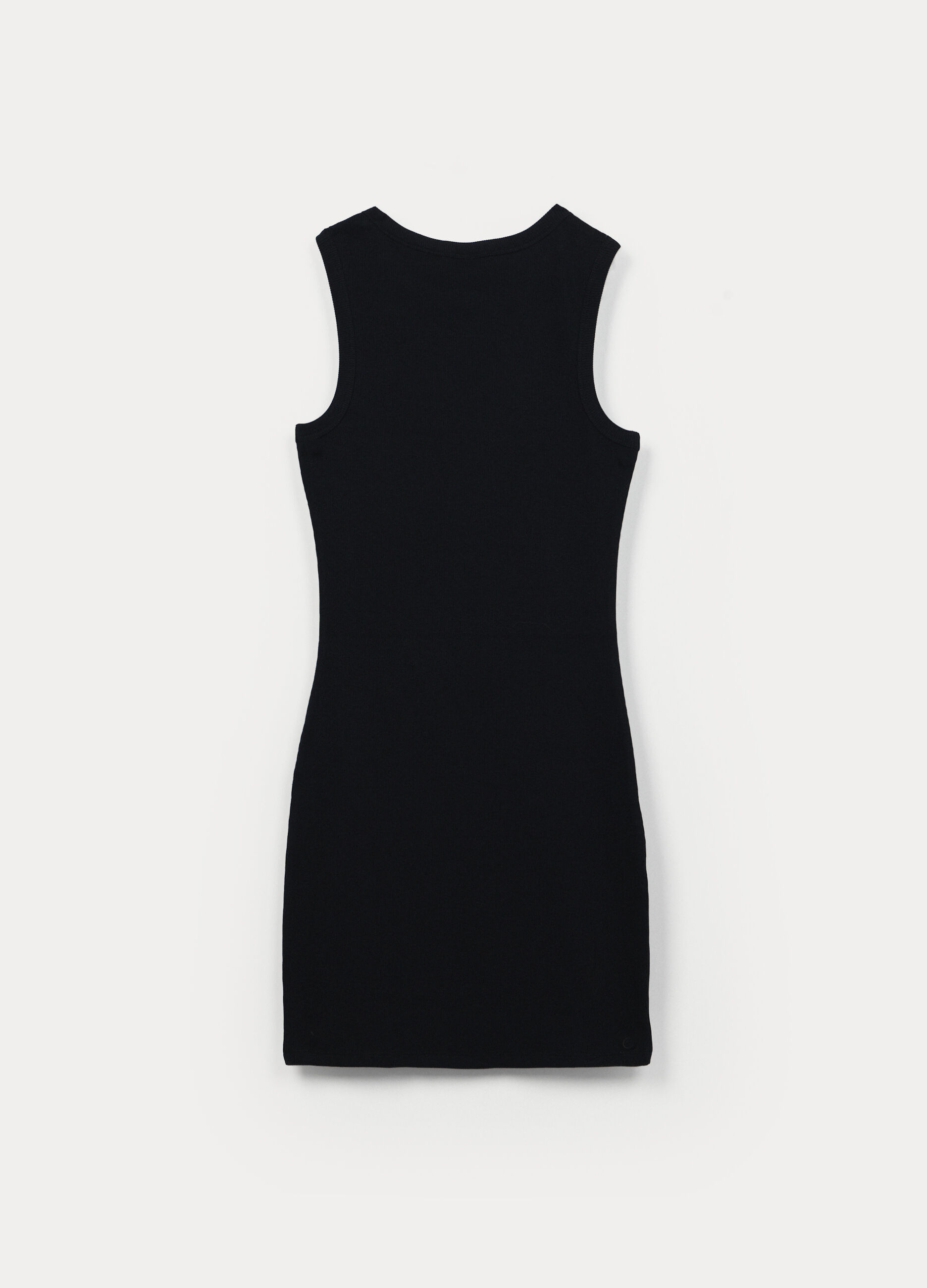 Vestito fitted in jersey di cotone stretch ragazza_1