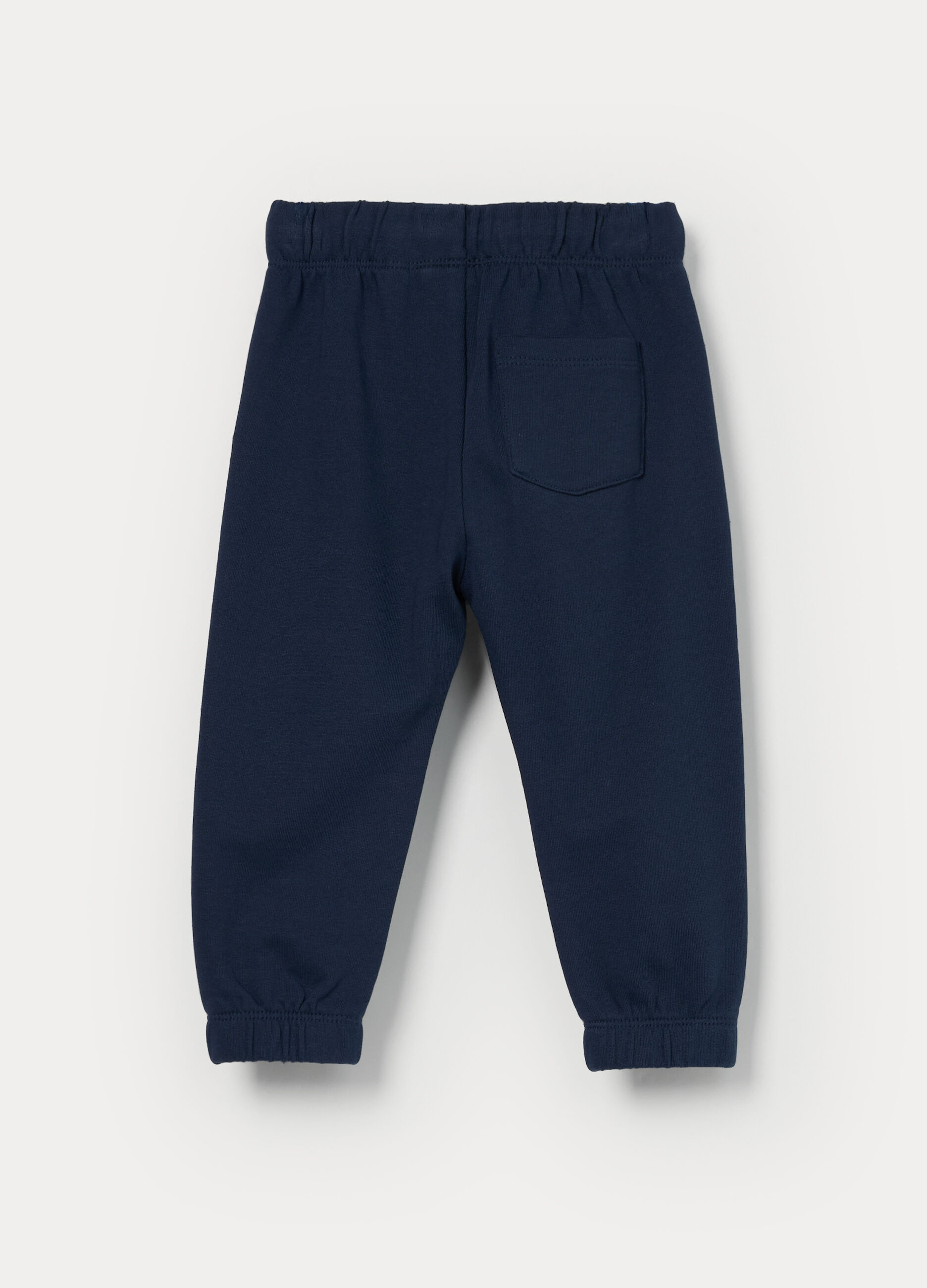 Jogger in french terry di puro cotone bimbo_1