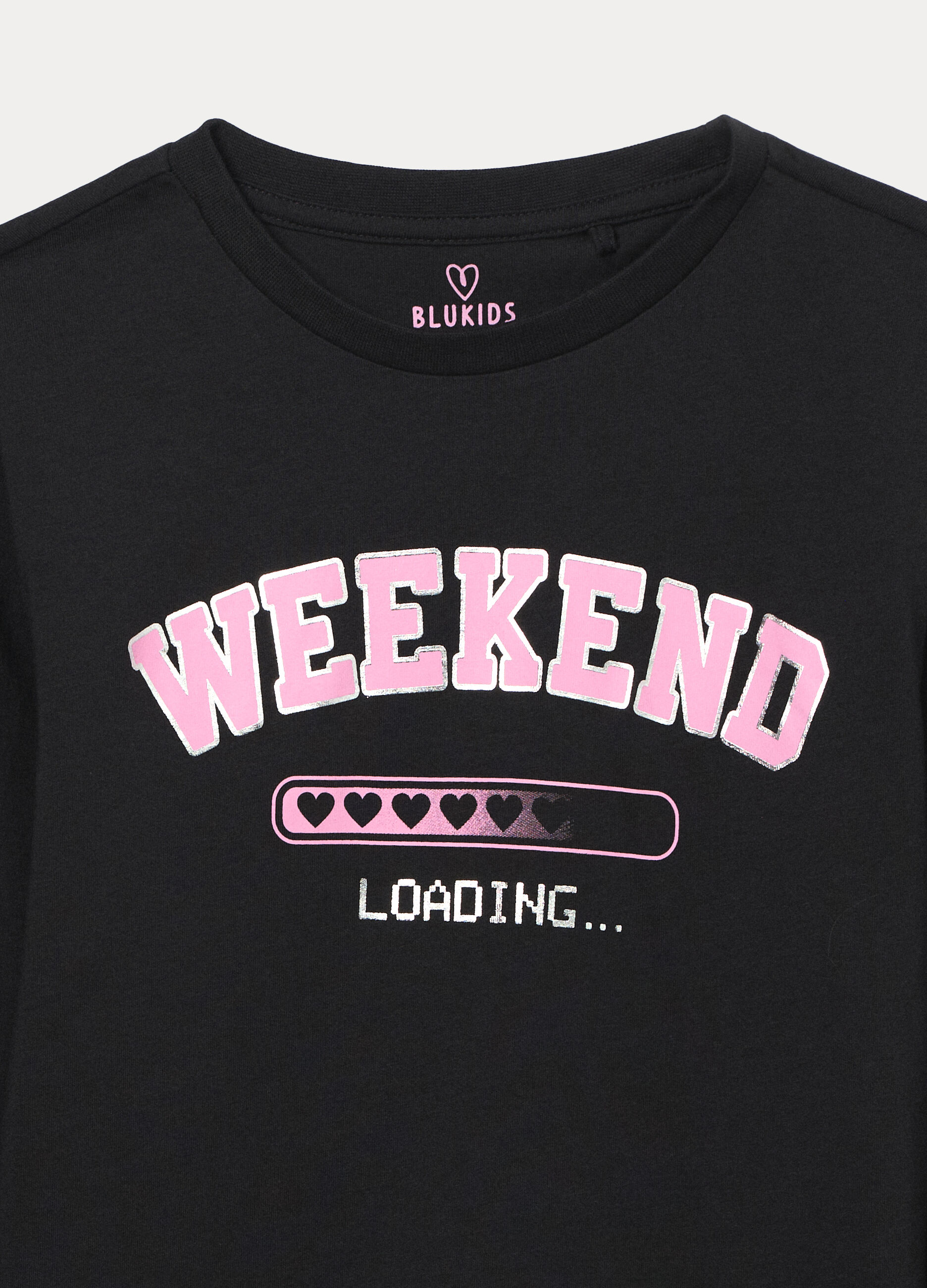 Set pigiama lungo in jersey di puro cotone ragazza_2